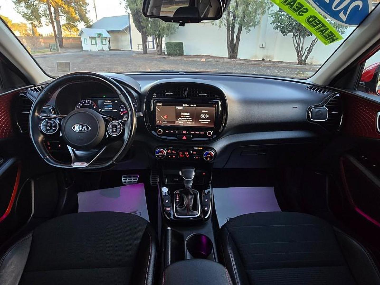 2020 RED Kia Soul (KNDJ53AF2L7) with an 4-Cyl Turbo 1.6 Liter engine, Automatic 7-Spd w/Dual-Clutch transmission, located at 246 E Walker St., Orland, 95963, (530) 865-5800, 39.747589, -122.178398 - Photo#20