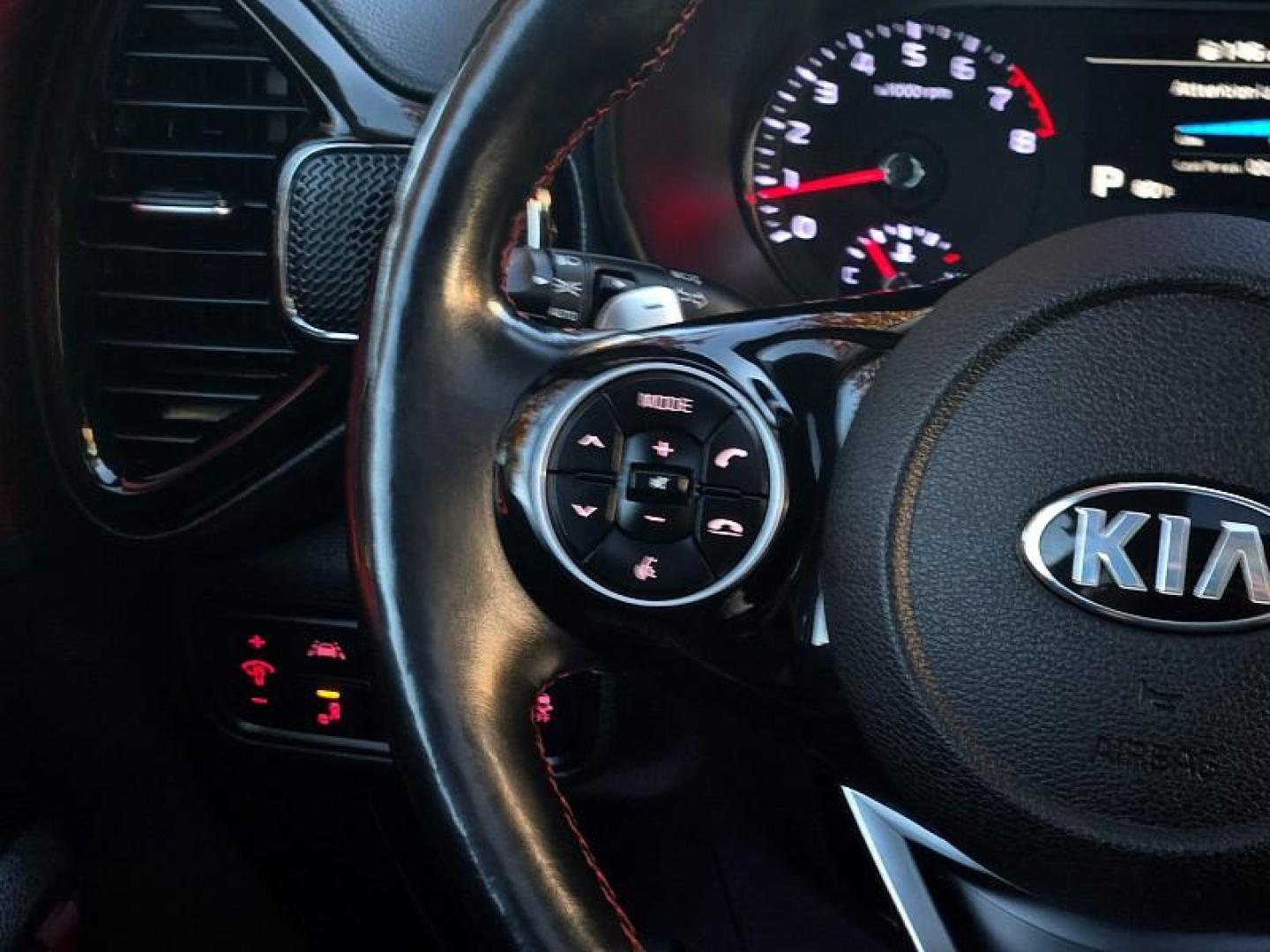 2020 RED Kia Soul (KNDJ53AF2L7) with an 4-Cyl Turbo 1.6 Liter engine, Automatic 7-Spd w/Dual-Clutch transmission, located at 246 E Walker St., Orland, 95963, (530) 865-5800, 39.747589, -122.178398 - Photo#22
