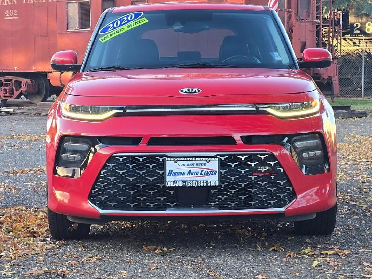 2020 RED Kia Soul (KNDJ53AF2L7) with an 4-Cyl Turbo 1.6 Liter engine, Automatic 7-Spd w/Dual-Clutch transmission, located at 246 E Walker St., Orland, 95963, (530) 865-5800, 39.747589, -122.178398 - Photo#2