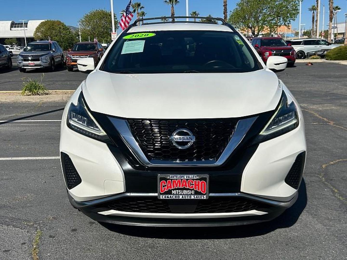 2020 WHITE Nissan Murano (5N1AZ2BJ1LN) with an V6 3.5 Liter engine, Automatic Xtronic CVT transmission, located at 412 Auto Vista Drive, Palmdale, 93551, (661) 945-0620, 34.592636, -118.136681- Photo#1