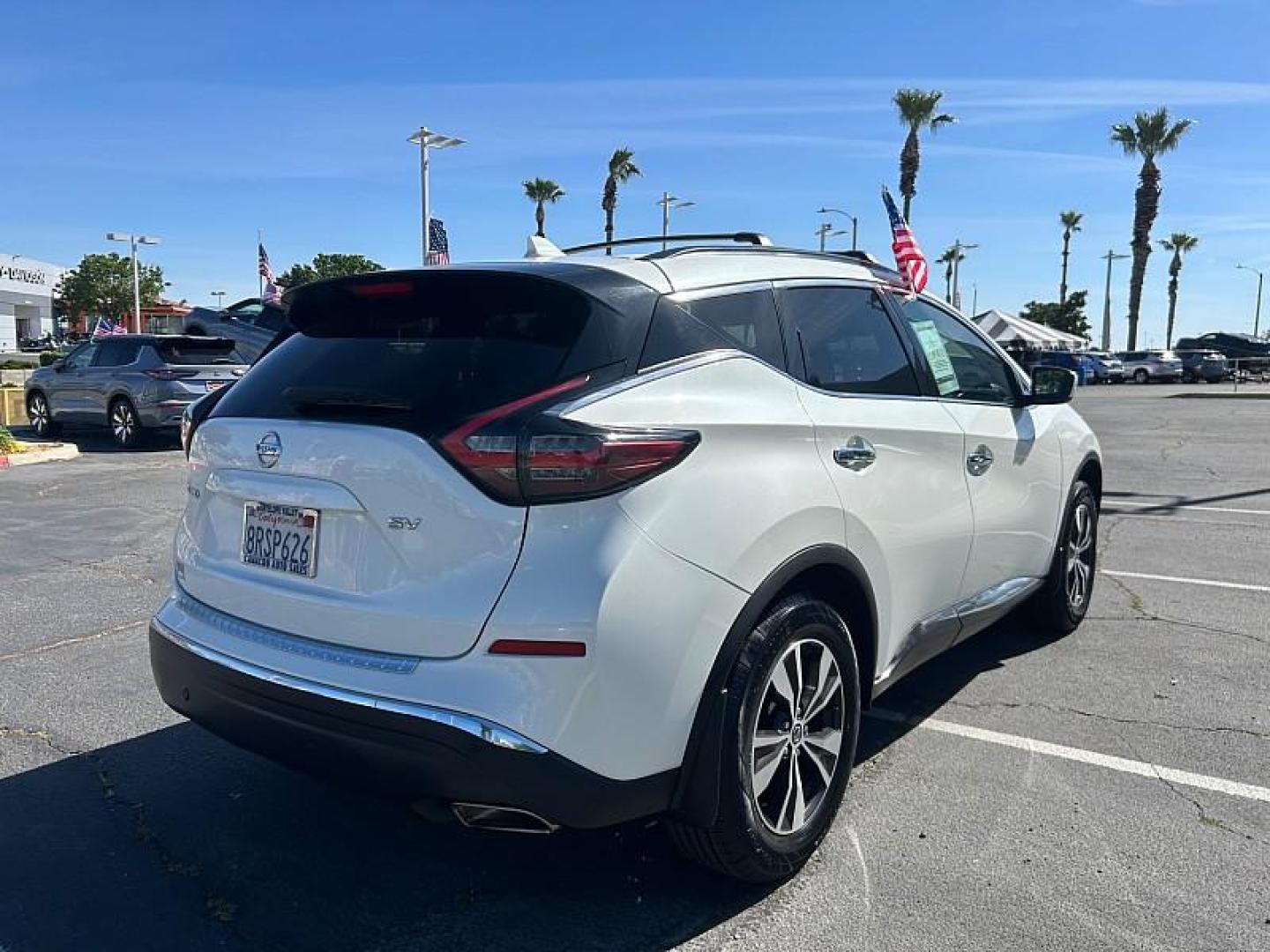 2020 WHITE Nissan Murano (5N1AZ2BJ1LN) with an V6 3.5 Liter engine, Automatic Xtronic CVT transmission, located at 412 Auto Vista Drive, Palmdale, 93551, (661) 945-0620, 34.592636, -118.136681- Photo#7