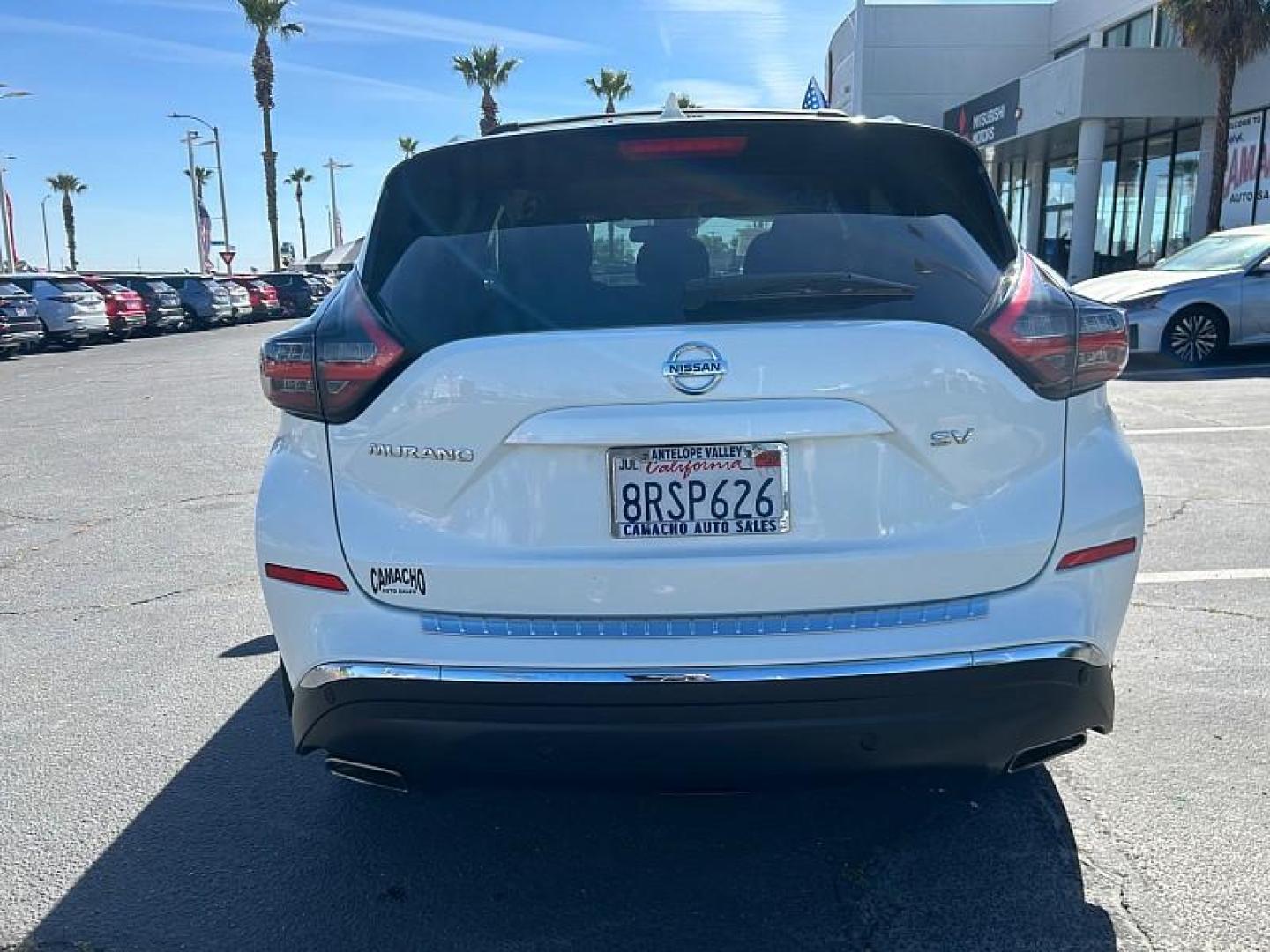 2020 WHITE Nissan Murano (5N1AZ2BJ1LN) with an V6 3.5 Liter engine, Automatic Xtronic CVT transmission, located at 412 Auto Vista Drive, Palmdale, 93551, (661) 945-0620, 34.592636, -118.136681- Photo#9