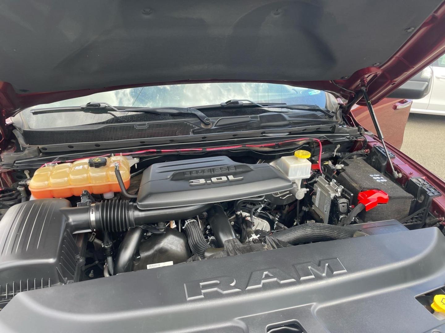 2020 Delmonico Red Pearl Coat RAM 1500 Big Horn (1C6SRFFM0LN) with an 3.0L EcoDiesel 3.0L Biodiesel Turbo V6 260hp 480ft. lbs. Common Rail Direct Injection engine, 8-Speed Shiftable Automatic transmission, located at 800 Riverside Ave, Roseville, CA, 95678, 916-773-4549 & Toll Free: 866-719-4393, 38.732265, -121.291039 - Photo#14