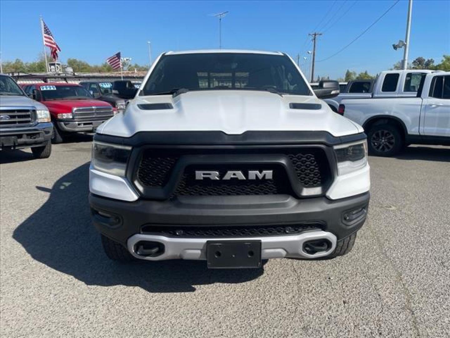 2020 Bright White Clear Coat RAM 1500 Rebel (1C6SRFLT3LN) with an 5.7L HEMI 5.7L V8 395hp 410ft. lbs. Sequential Multiport Fuel Injection engine, 8-Speed Shiftable Automatic transmission, located at 800 Riverside Ave, Roseville, CA, 95678, 916-773-4549 & Toll Free: 866-719-4393, 38.732265, -121.291039 - 5.7 HEMI CREW CAB 4X4 REBEL CLEAN CARFAX - Photo#7