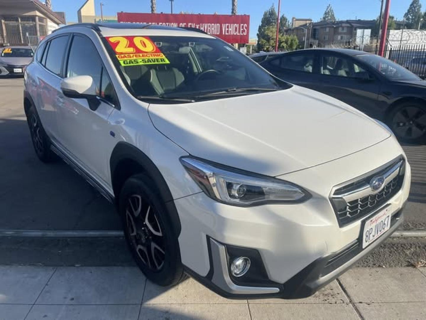 2020 Subaru Crosstrek Hybrid (JF2GTDNC4LH) with an 2.0L L4 DOHC 16V HYBRID engine, CVT transmission, located at 744 E Miner Ave, Stockton, CA, 95202, (209) 944-5770, 37.956863, -121.282082 - PLUS TAXES AND FEES NO CHARGER AVAILABLE - Photo#0