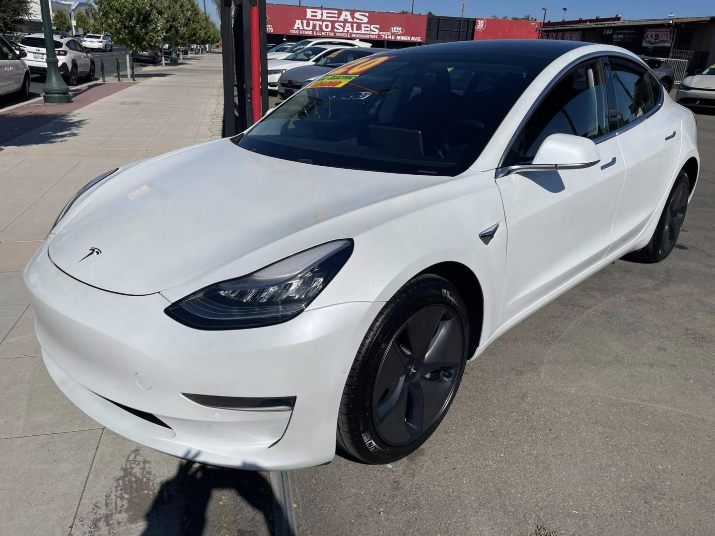 2020 Tesla Model 3 Base (5YJ3E1EA9LF) with an ELECTRIC engine, 1A transmission, located at 744 E Miner Ave, Stockton, CA, 95202, (209) 944-5770, 37.956863, -121.282082 - PLUS TAXES AND FEES NO CHARGER AVAILABLE - Photo#3