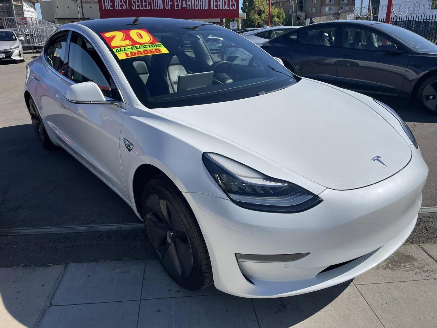 2020 Tesla Model 3 Base (5YJ3E1EA9LF) with an ELECTRIC engine, 1A transmission, located at 744 E Miner Ave, Stockton, CA, 95202, (209) 944-5770, 37.956863, -121.282082 - PLUS TAXES AND FEES NO CHARGER AVAILABLE - Photo#0