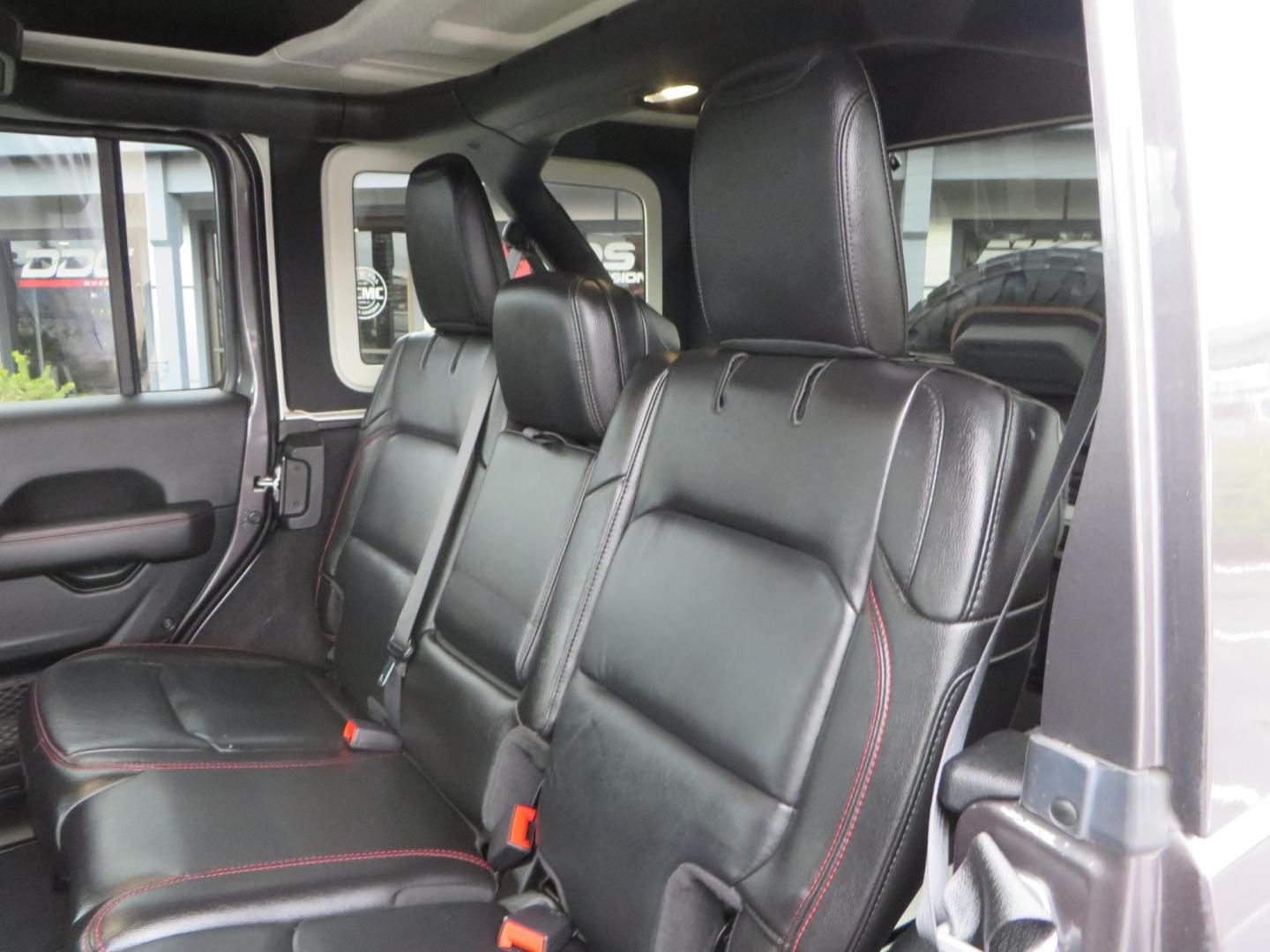 2021 CHARCOAL /black Jeep Wrangler Unlimited Rubicon (1C4HJXFG5MW) with an 3.6L V6 DOHC 24V FFV engine, 6A transmission, located at 2630 Grass Valley Highway, Auburn, CA, 95603, (530) 508-5100, 38.937893, -121.095482- Photo#45