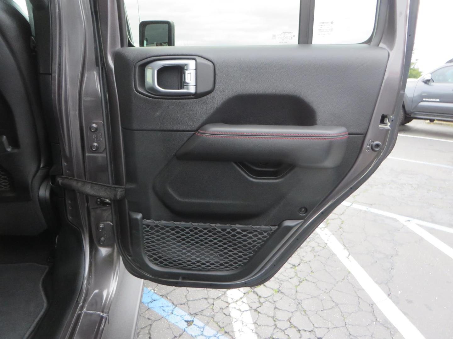 2021 CHARCOAL /black Jeep Wrangler Unlimited Rubicon (1C4HJXFG5MW) with an 3.6L V6 DOHC 24V FFV engine, 6A transmission, located at 2630 Grass Valley Highway, Auburn, CA, 95603, (530) 508-5100, 38.937893, -121.095482- Photo#57