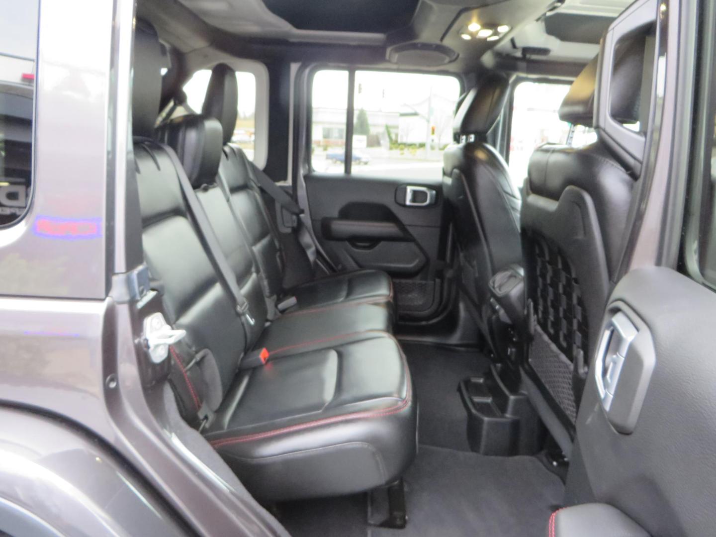 2021 CHARCOAL /black Jeep Wrangler Unlimited Rubicon (1C4HJXFG5MW) with an 3.6L V6 DOHC 24V FFV engine, 6A transmission, located at 2630 Grass Valley Highway, Auburn, CA, 95603, (530) 508-5100, 38.937893, -121.095482- Photo#59