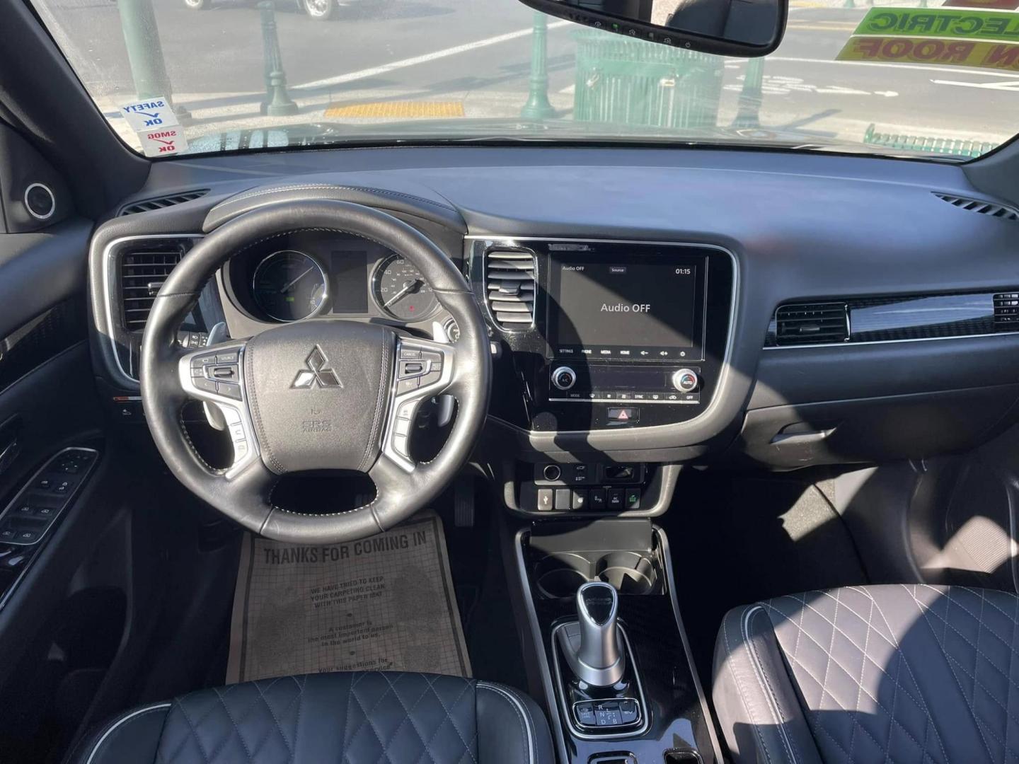 2021 RUBY BLACK Mitsubishi Outlander PHEV SEL (JA4J2VA72MZ) with an 2.0L L4 DOHC 16V HYBRID engine, 1A transmission, located at 744 E Miner Ave, Stockton, CA, 95202, (209) 944-5770, 37.956863, -121.282082 - PLUS TAXES AND FEES NO CHARGER AVAILABE SIN CARGADOR DISPONIBLE - Photo#6