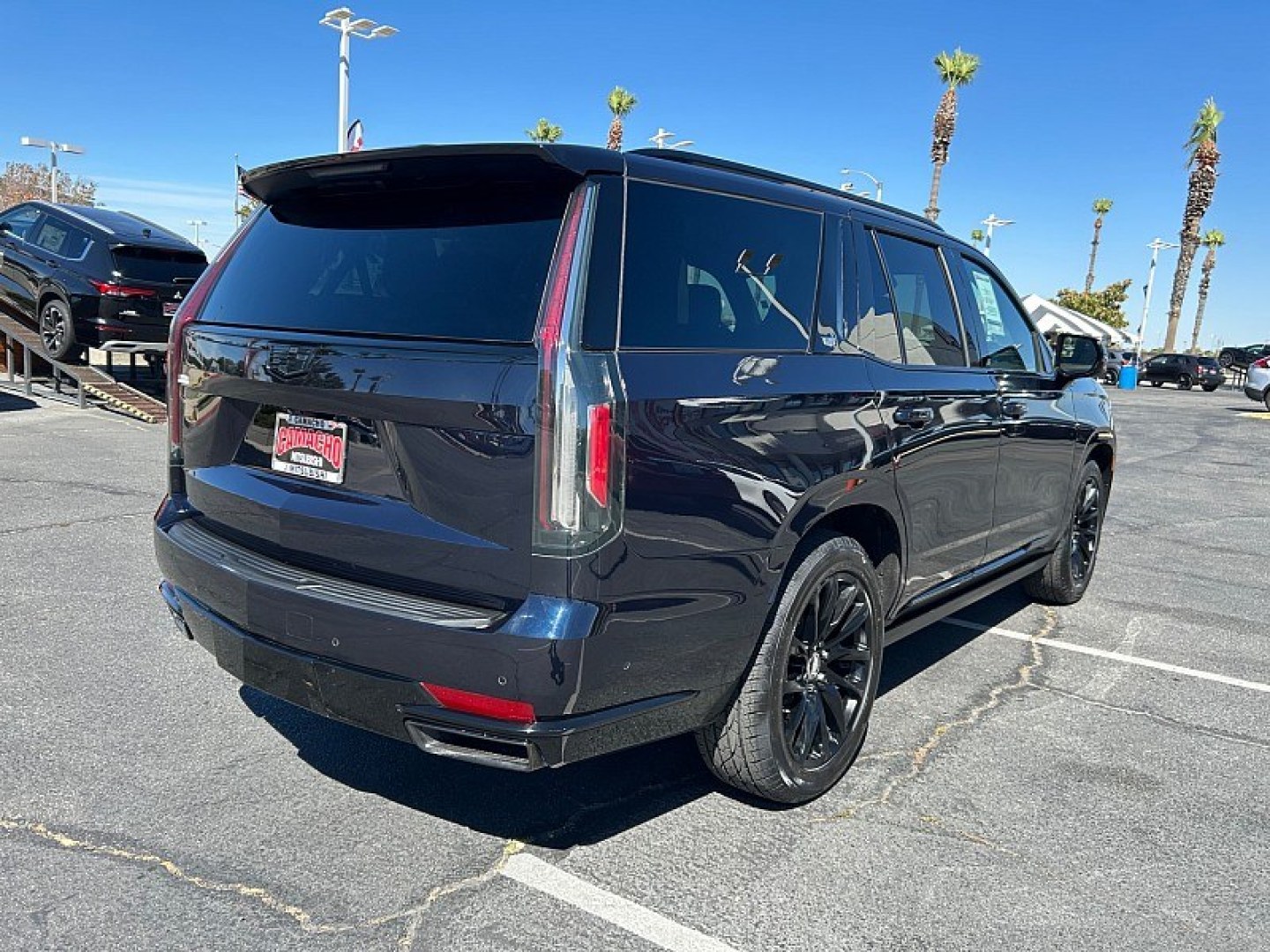 2021 Blue Cadillac Escalade (1GYS4FKL7MR) , Automatic 10-Spd w/Overdrive transmission, located at 412 Auto Vista Drive, Palmdale, 93551, (661) 945-0620, 34.592636, -118.136681- Photo#2