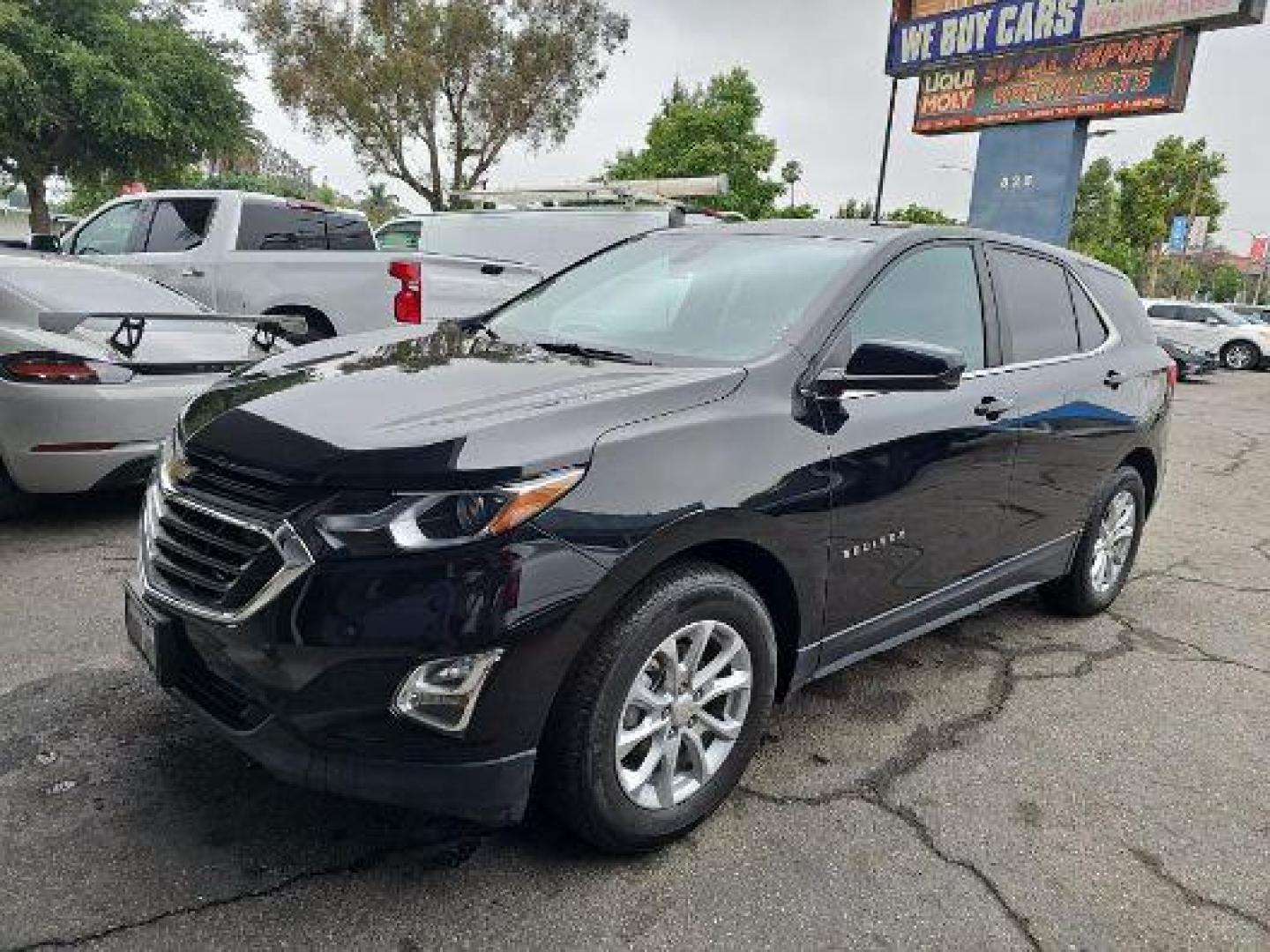 2021 BLACK Chevrolet Equinox (3GNAXJEV0ML) with an 4-Cyl Turbo 1.5 Liter engine, Automatic 6-Spd w/Overdrive transmission, located at 412 Auto Vista Drive, Palmdale, 93551, (661) 945-0620, 34.592636, -118.136681 - Photo#0