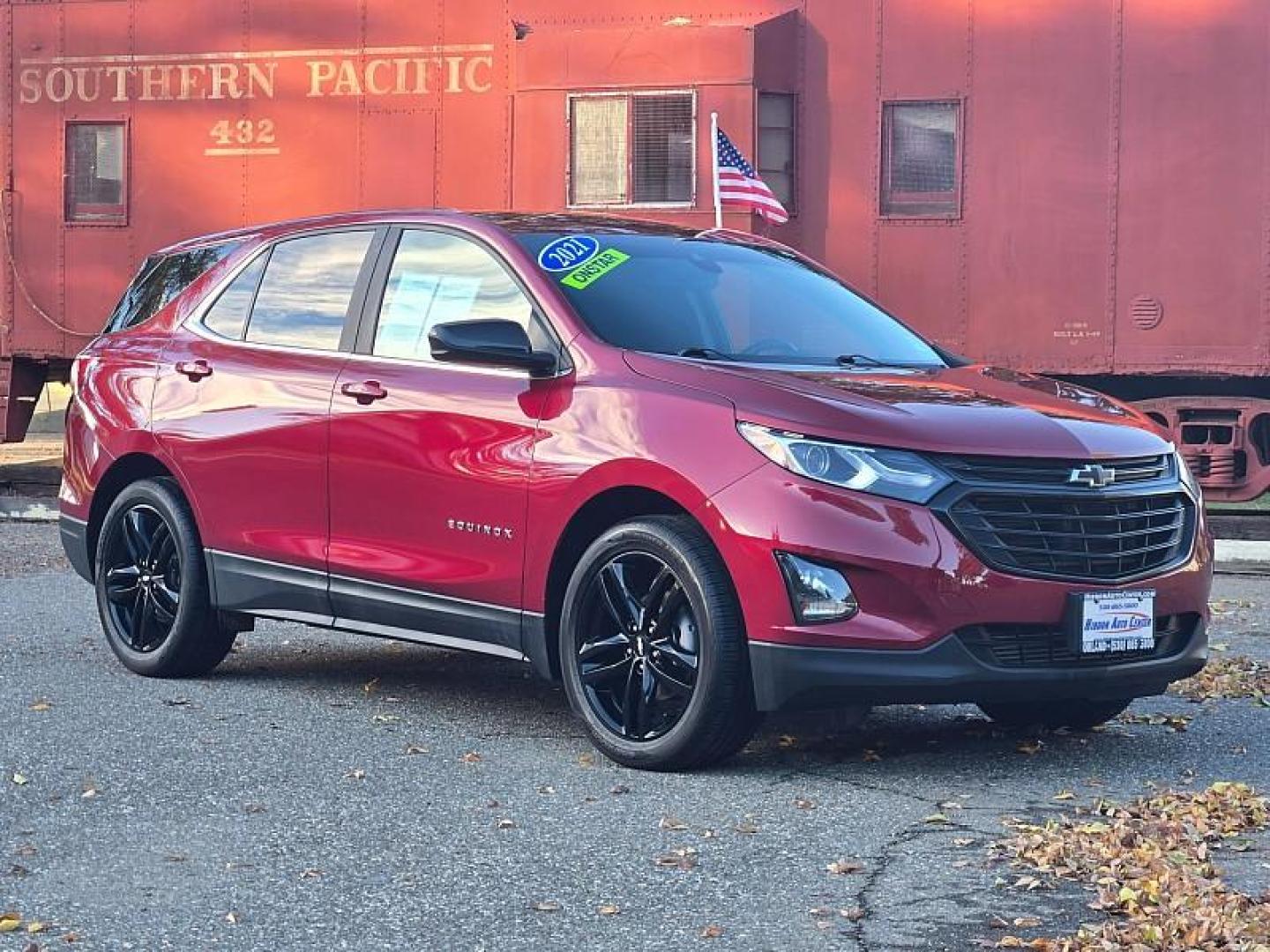2021 RED Chevrolet Equinox (2GNAXKEV8M6) with an 4-Cyl Turbo 1.5 Liter engine, Automatic 6-Spd w/Overdrive transmission, located at 246 E Walker St., Orland, 95963, (530) 865-5800, 39.747589, -122.178398 - Photo#1