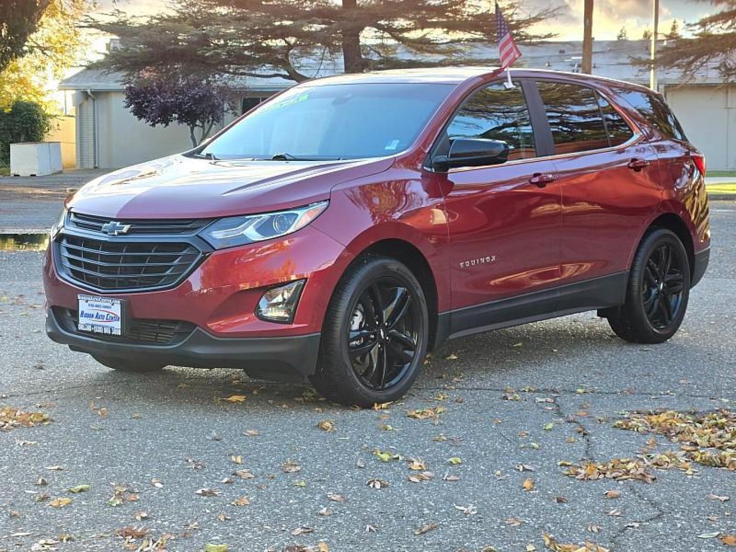 2021 RED Chevrolet Equinox (2GNAXKEV8M6) with an 4-Cyl Turbo 1.5 Liter engine, Automatic 6-Spd w/Overdrive transmission, located at 246 E Walker St., Orland, 95963, (530) 865-5800, 39.747589, -122.178398 - Photo#3