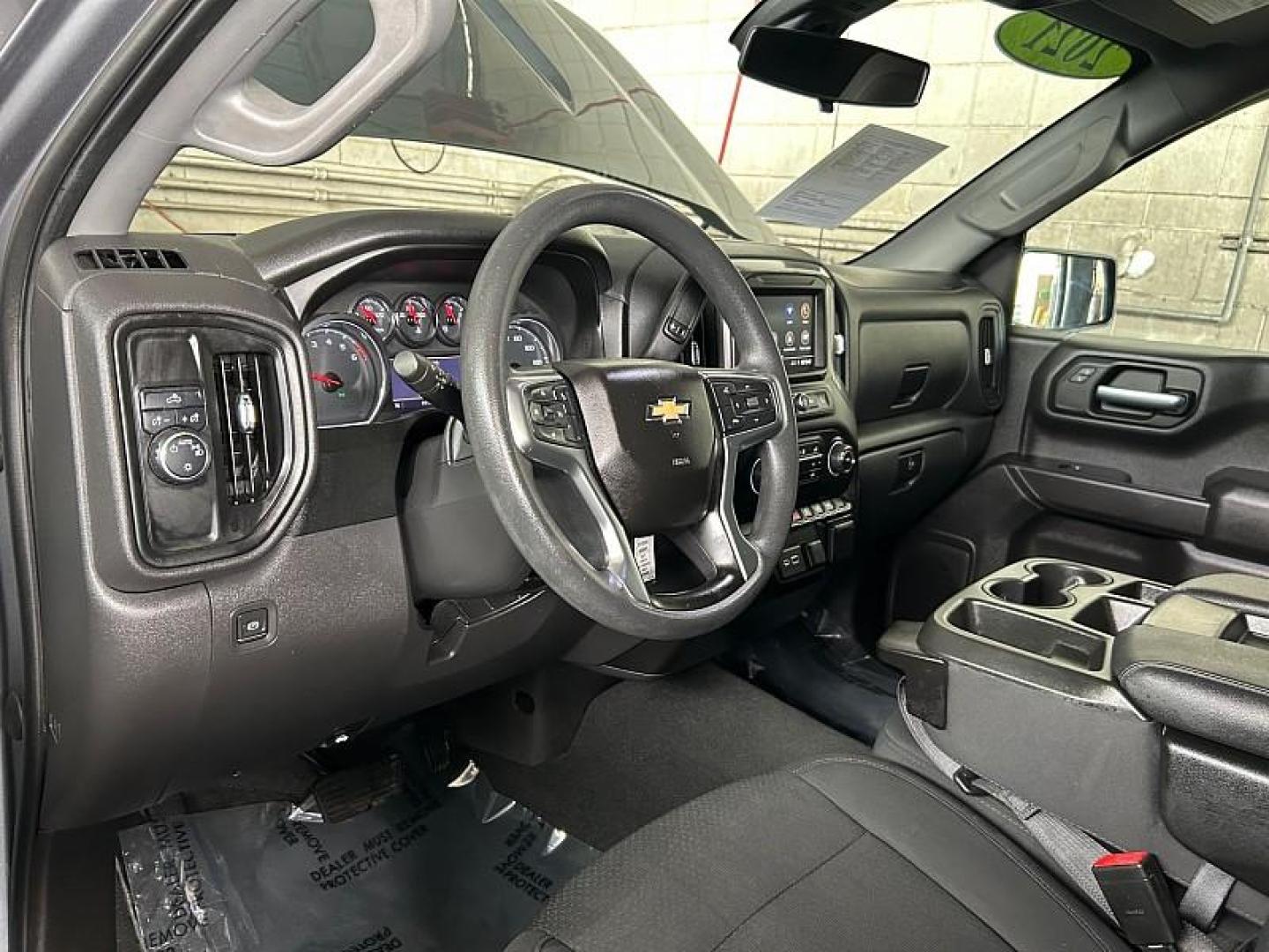2021 GRAY Chevrolet Silverado 1500 2WD (3GCPWBEK1MG) with an 2.7 Liter engine, Automatic transmission, located at 412 Auto Vista Drive, Palmdale, 93551, (661) 945-0620, 34.592636, -118.136681 - Photo#35
