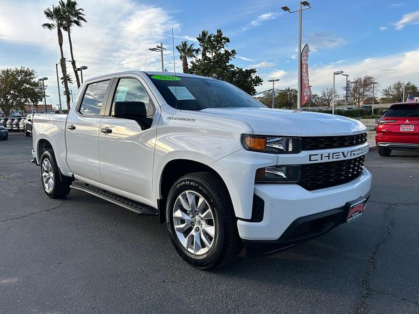 2021 WHITE Chevrolet Silverado 1500 2WD (3GCPWBEK9MG) with an 2.7 Liter engine, Automatic transmission, located at 412 Auto Vista Drive, Palmdale, 93551, (661) 945-0620, 34.592636, -118.136681 - Photo#0