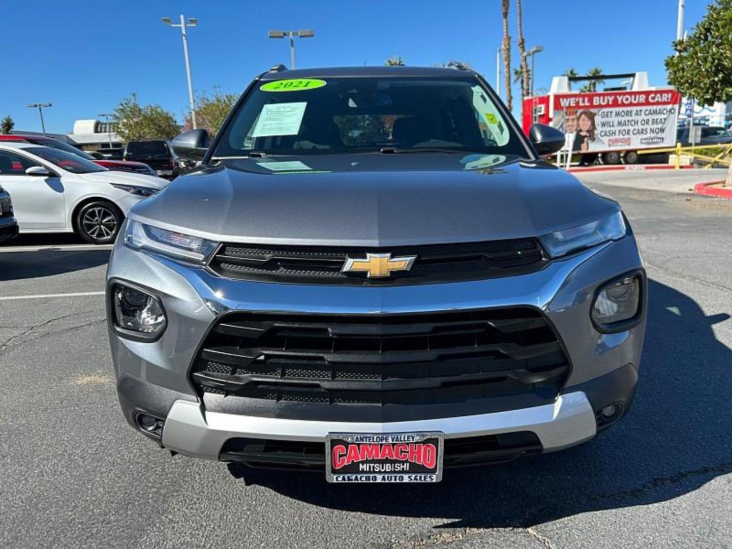 2021 GRAY Chevrolet Trailblazer (KL79MPSL0MB) , Automatic CVT transmission, located at 412 Auto Vista Drive, Palmdale, 93551, (661) 945-0620, 34.592636, -118.136681 - Photo#23