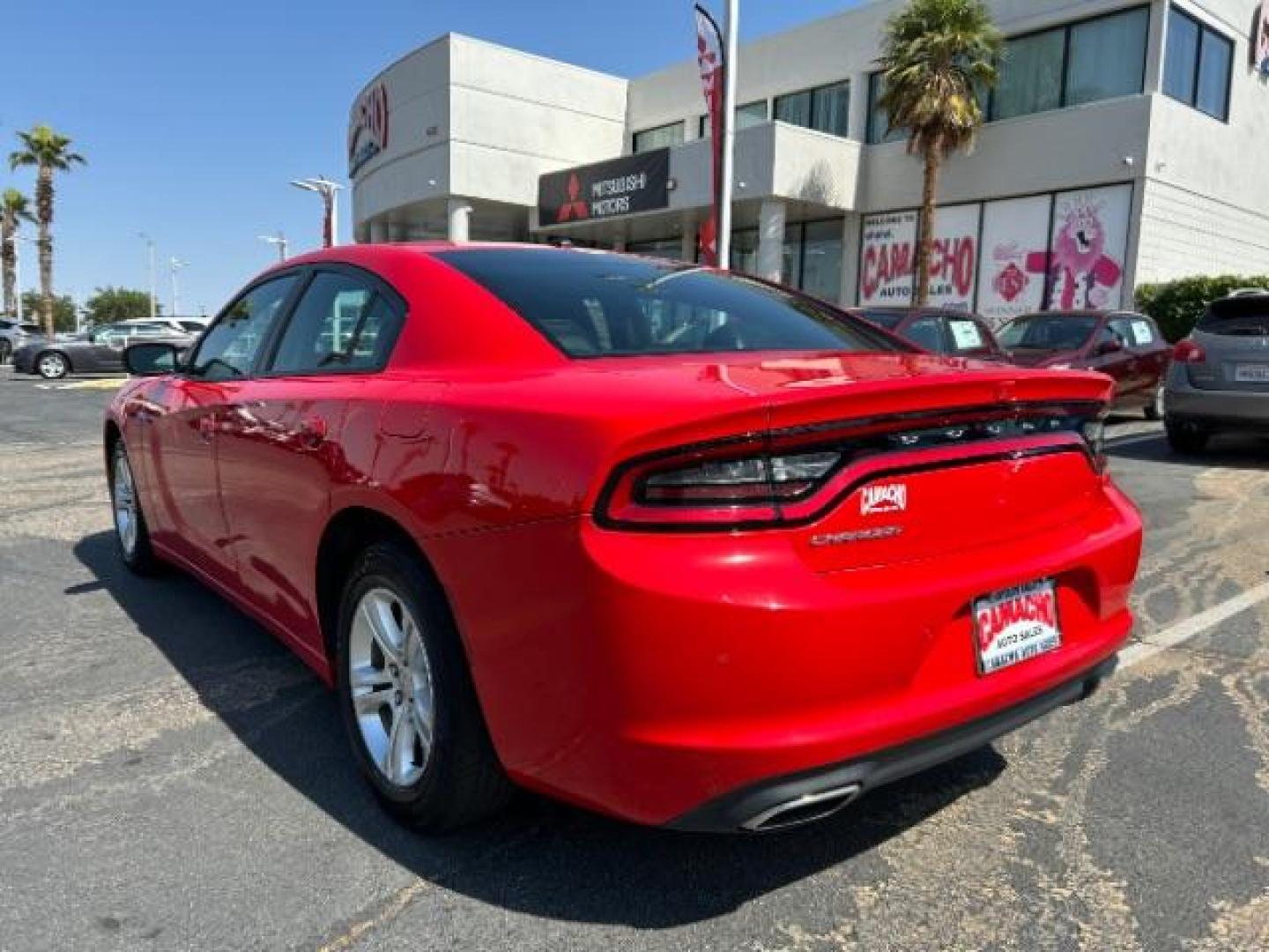 2021 RED Dodge Charger (2C3CDXBG2MH) with an V6 3.6 Liter engine, Automatic 8-Spd w/AutoStick transmission, located at 412 Auto Vista Drive, Palmdale, 93551, (661) 945-0620, 34.592636, -118.136681 - Photo#3