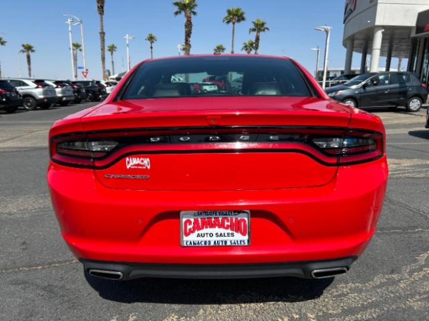 2021 RED Dodge Charger (2C3CDXBG2MH) with an V6 3.6 Liter engine, Automatic 8-Spd w/AutoStick transmission, located at 412 Auto Vista Drive, Palmdale, 93551, (661) 945-0620, 34.592636, -118.136681 - Photo#4