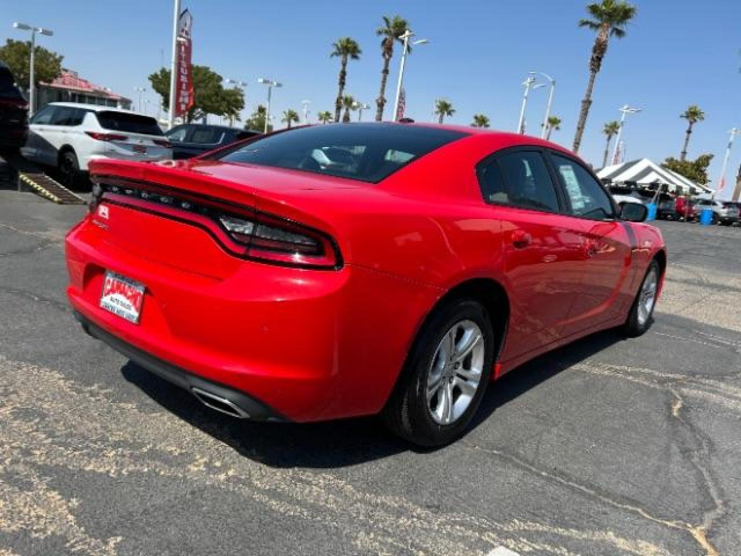 2021 RED Dodge Charger (2C3CDXBG2MH) with an V6 3.6 Liter engine, Automatic 8-Spd w/AutoStick transmission, located at 412 Auto Vista Drive, Palmdale, 93551, (661) 945-0620, 34.592636, -118.136681 - Photo#9