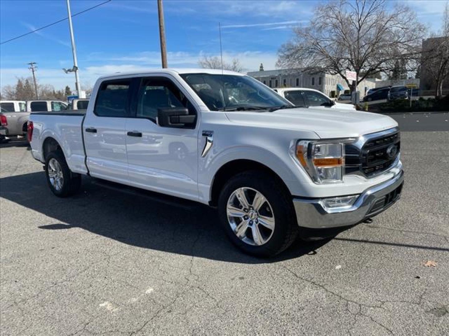 2021 Oxford White Ford F-150 XLT (1FTFW1E88MF) with an 3.5L EcoBoost 3.5L Twin Turbo V6 400hp 500ft. lbs. Direct Injection engine, 10-Speed Shiftable Automatic transmission, located at 800 Riverside Ave, Roseville, CA, 95678, 916-773-4549 & Toll Free: 866-719-4393, 38.732265, -121.291039 - SUPERCREW 4X4 ECOBOOST XLT ONE OWNER SERVICE RECORDS ON CLEAN CARFAX - Photo#1
