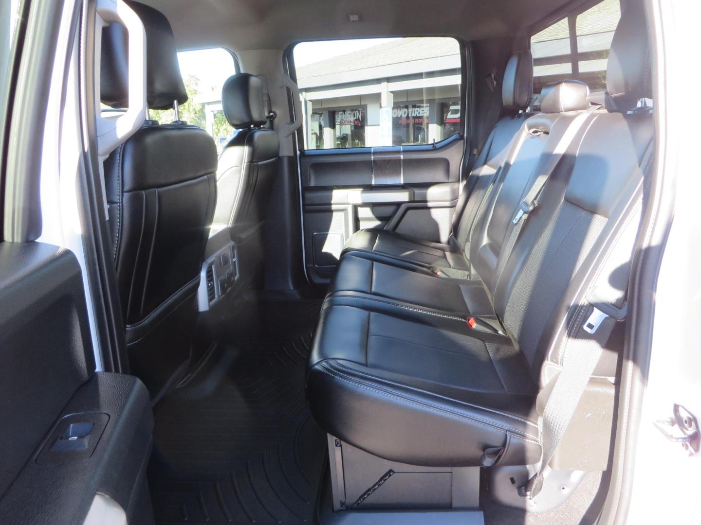 2021 White /BLACK Ford F-250 SD Lariat Crew Cab 4WD (1FT7W2BTXME) with an 6.7L V8 OHV 16V DIESEL engine, 6A transmission, located at 2630 Grass Valley Highway, Auburn, CA, 95603, (530) 508-5100, 38.937893, -121.095482 - Features a BDS level kit with Fox 2.0 shocks, 35" Toyo Open Country RT trail tires, 18" KMC IMS wheels, Weathertech Bug deflector and floor liners. - Photo#43