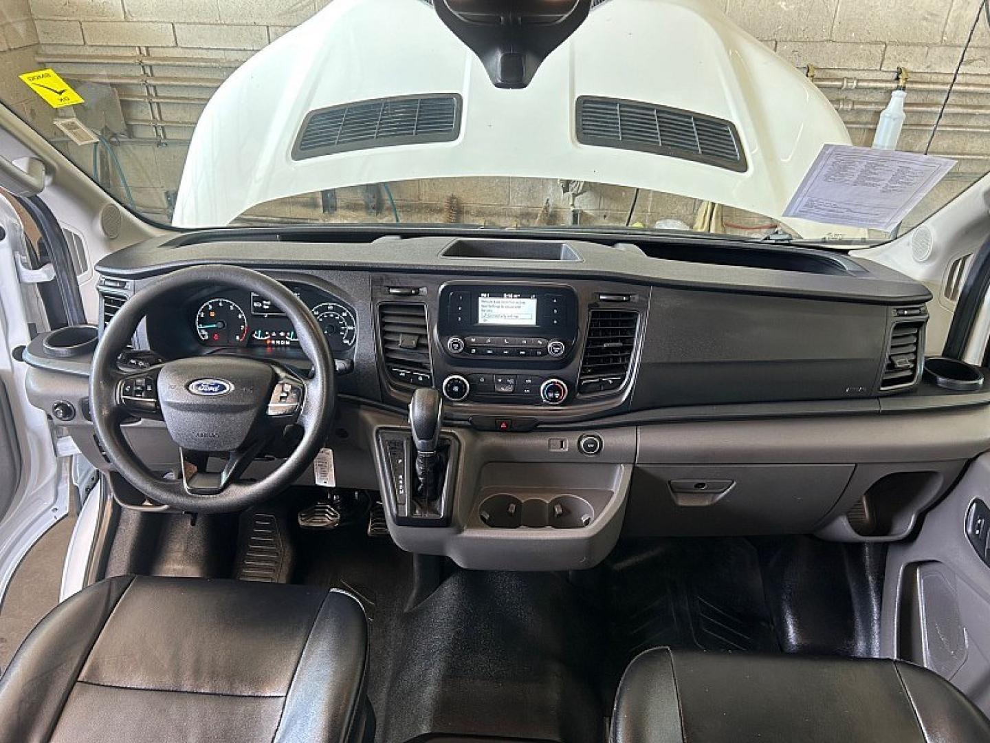 2021 WHITE Ford Transit Cargo Van (1FTBR1C8XMK) with an 6-Cyl 3.5 Liter engine, Automatic 10-Spd w/Overdrive transmission, located at 412 Auto Vista Drive, Palmdale, 93551, (661) 945-0620, 34.592636, -118.136681 - Photo#17