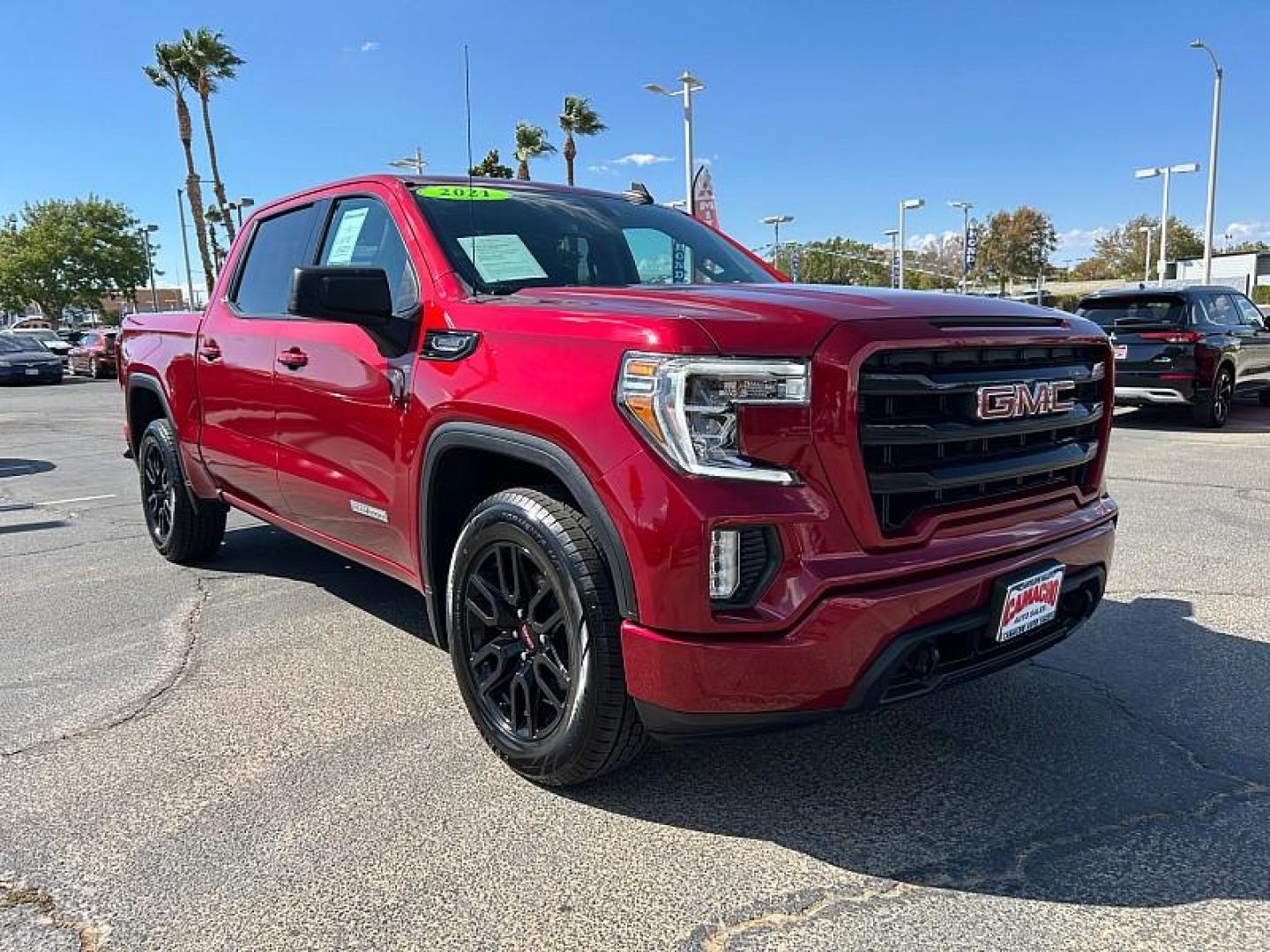 2021 RED GMC Sierra 1500 2WD (3GTP8CET0MG) with an 3 Liter engine, Automatic transmission, located at 412 Auto Vista Drive, Palmdale, 93551, (661) 945-0620, 34.592636, -118.136681 - Photo#1