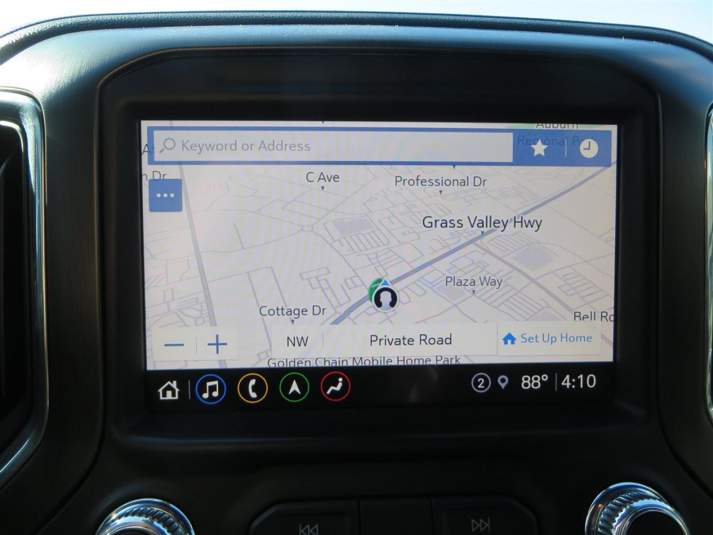 2021 BLACK /BLACK GMC Sierra 2500HD AT4 Crew Cab 4WD (1GT49PEY3MF) with an 6.6L V8 OHV 16 DIESEL engine, 6A transmission, located at 2630 Grass Valley Highway, Auburn, CA, 95603, (530) 508-5100, 38.937893, -121.095482 - Features a RC 7'' suspension system, 37'' Nitto Ridge Grappler tires, 22'' 4 Play wheels, Airlift helper bags with compressor, soft folding tonneau cover, and window tint. - Photo#33