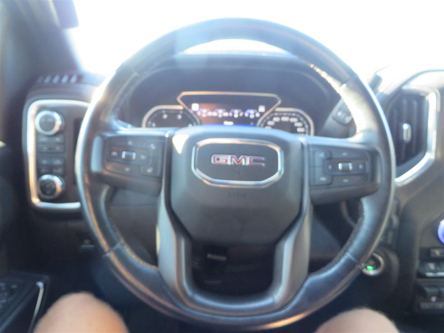 2021 BLACK /BLACK GMC Sierra 2500HD AT4 Crew Cab 4WD (1GT49PEY3MF) with an 6.6L V8 OHV 16 DIESEL engine, 6A transmission, located at 2630 Grass Valley Highway, Auburn, CA, 95603, (530) 508-5100, 38.937893, -121.095482 - Features a RC 7'' suspension system, 37'' Nitto Ridge Grappler tires, 22'' 4 Play wheels, Airlift helper bags with compressor, soft folding tonneau cover, and window tint. - Photo#40