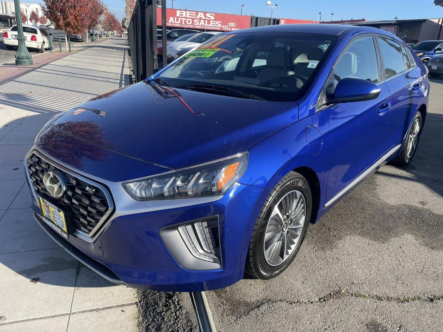 2021 Hyundai Ioniq Plug-In Hybrid SEL (KMHC75LD5MU) with an 1.6L L4 DOHC 16V HYBRID engine, 6A transmission, located at 744 E Miner Ave, Stockton, CA, 95202, (209) 944-5770, 37.956863, -121.282082 - PLUS TAXES AND FEES- Photo#3