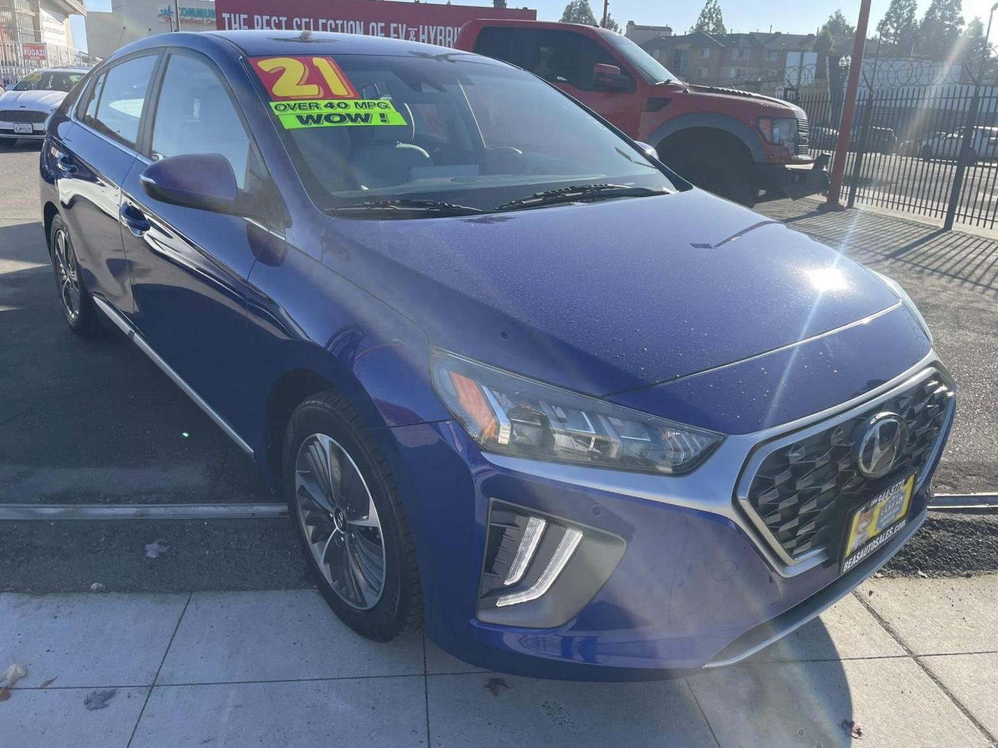 2021 Hyundai Ioniq Plug-In Hybrid SEL (KMHC75LD5MU) with an 1.6L L4 DOHC 16V HYBRID engine, 6A transmission, located at 744 E Miner Ave, Stockton, CA, 95202, (209) 944-5770, 37.956863, -121.282082 - PLUS TAXES AND FEES- Photo#0