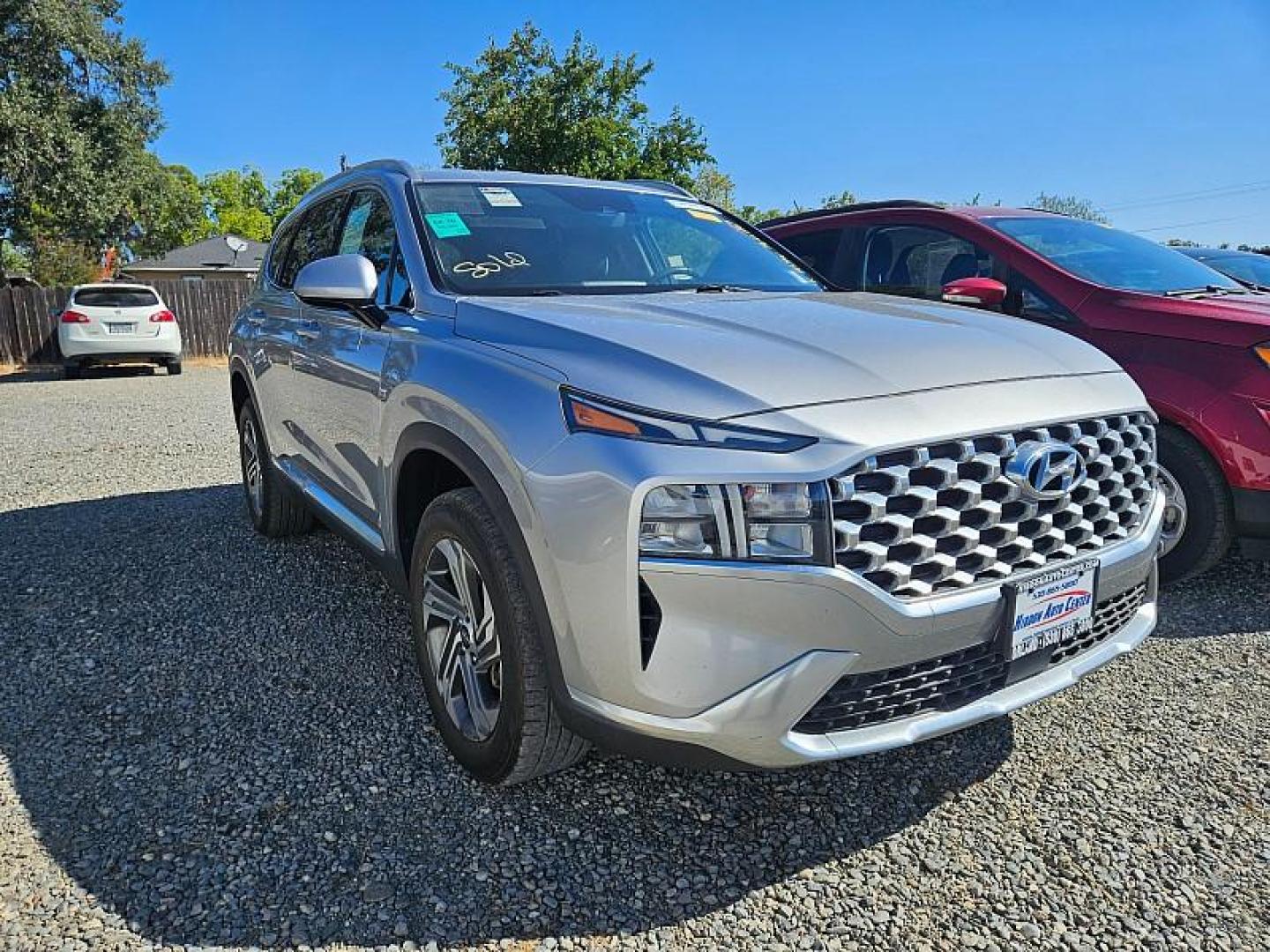 2021 SILVER Hyundai Santa Fe (5NMS2DAJ0MH) with an 4-Cyl 2.5 Liter engine, Automatic 8-Spd transmission, located at 246 E Walker St., Orland, 95963, (530) 865-5800, 39.747589, -122.178398 - Photo#1