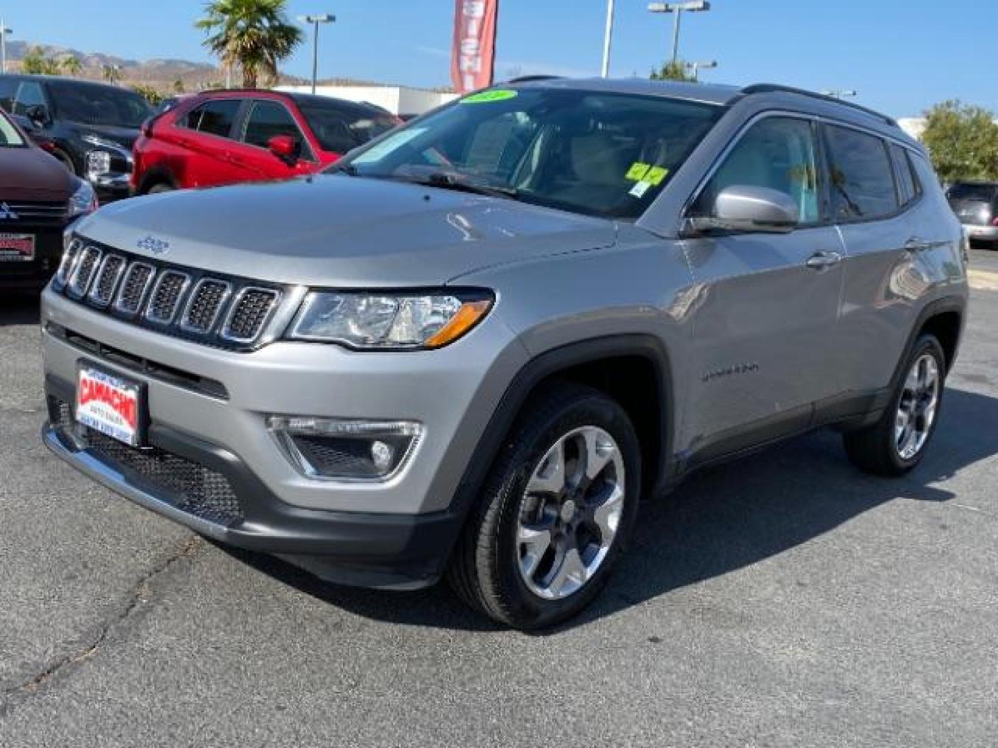 2021 SILVER Jeep Compass (3C4NJDCB6MT) with an 4-Cyl MultiAir PZEV 2.4 Liter engine, Automatic 9-Spd transmission, located at 412 Auto Vista Drive, Palmdale, 93551, (661) 945-0620, 34.592636, -118.136681 - Photo#3