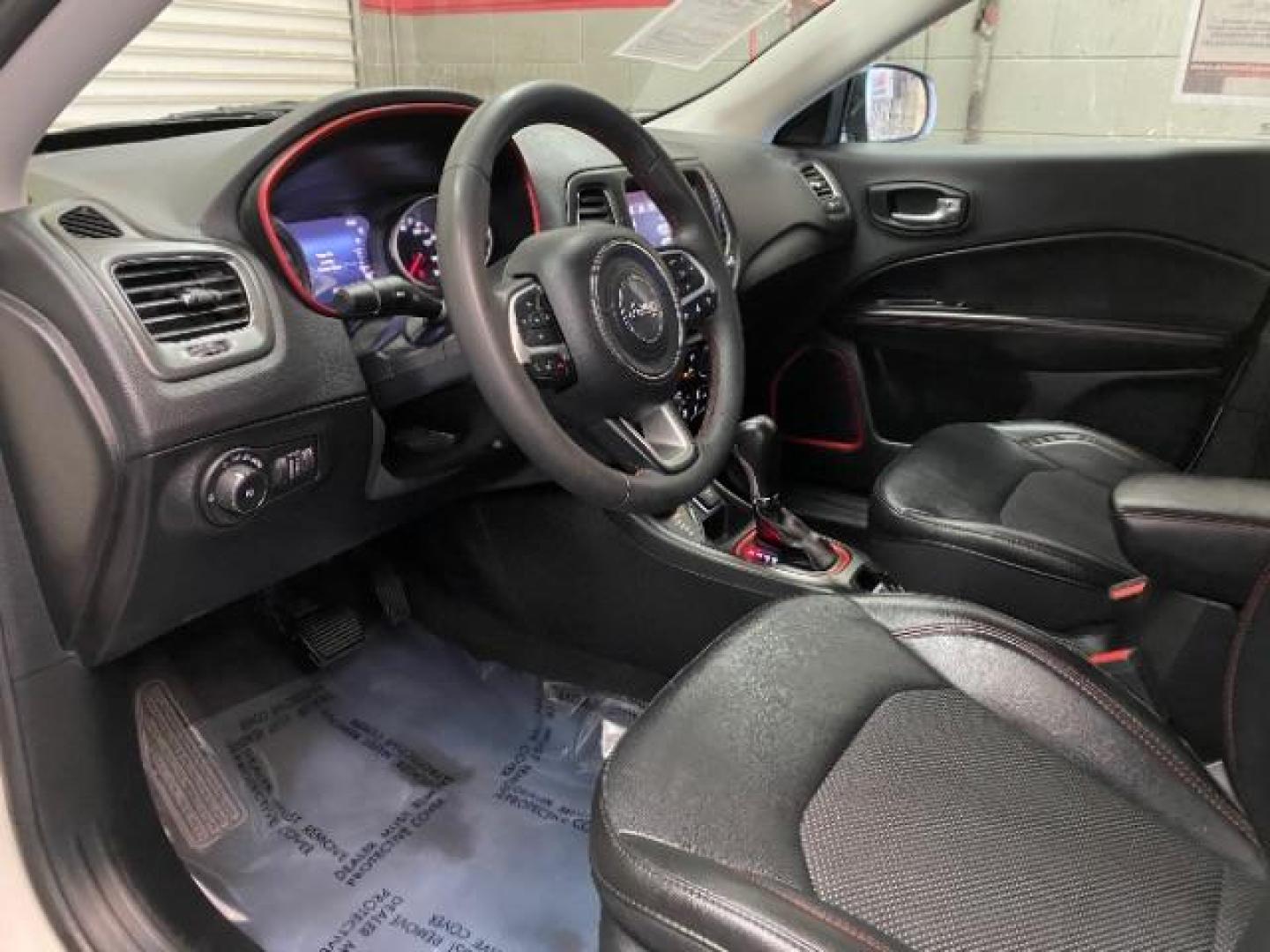 2021 WHITE Jeep Compass (3C4NJDDBXMT) with an 4-Cyl MultiAir PZEV 2.4 Liter engine, Automatic 9-Spd transmission, located at 412 Auto Vista Drive, Palmdale, 93551, (661) 945-0620, 34.592636, -118.136681 - Photo#10