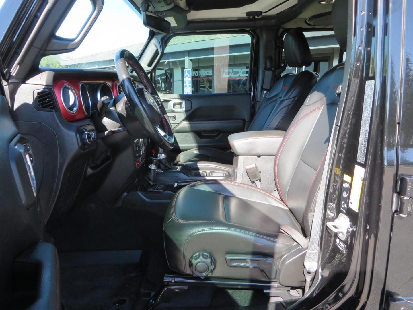 2021 BLACK /BLACK Jeep Gladiator Rubicon (1C6JJTBG1ML) with an 3.6L V6 DOHC 24V engine, automatic transmission, located at 2630 Grass Valley Highway, Auburn, CA, 95603, (530) 508-5100, 38.937893, -121.095482 - Mopar lifted Rubicon with Fox shocks, 17" Black Rhino Kelso wheels, 35" Nitto Terra Grappler G2 tires, AMP power steps, Rock Hard 4x4 front bumper, Warn Winch, 10" Rigid light bar, Bakflip MX4, and a Btech UV-5100 radio. - Photo#24