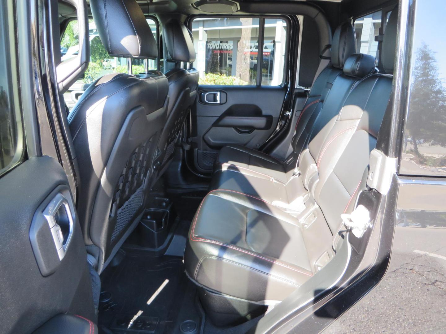2021 BLACK /BLACK Jeep Gladiator Rubicon (1C6JJTBG1ML) with an 3.6L V6 DOHC 24V engine, automatic transmission, located at 2630 Grass Valley Highway, Auburn, CA, 95603, (530) 508-5100, 38.937893, -121.095482 - Mopar lifted Rubicon with Fox shocks, 17" Black Rhino Kelso wheels, 35" Nitto Terra Grappler G2 tires, AMP power steps, Rock Hard 4x4 front bumper, Warn Winch, 10" Rigid light bar, Bakflip MX4, and a Btech UV-5100 radio. - Photo#49