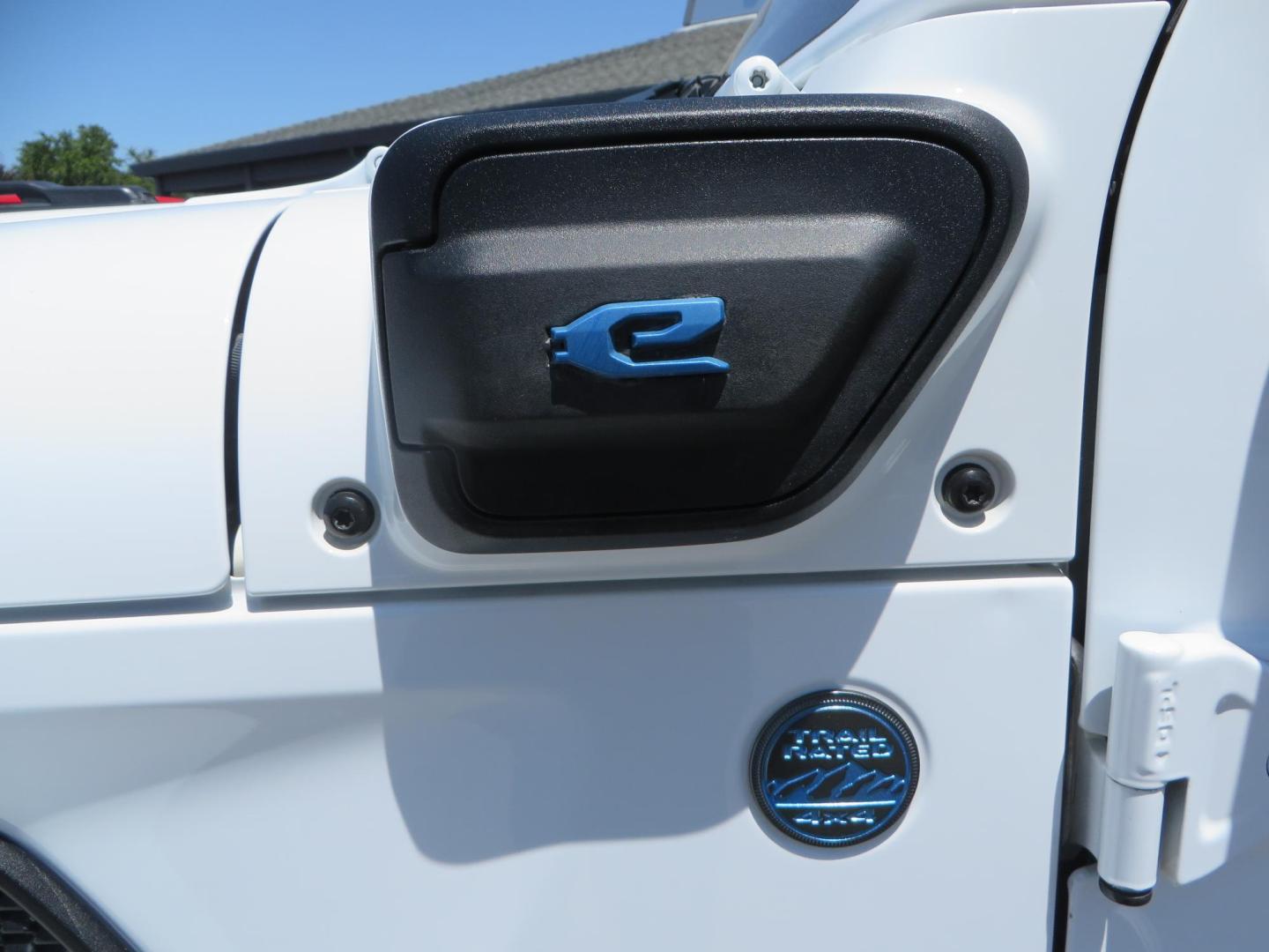 2021 White /Black Jeep Wrangler Unlimited Rubicon 4XE (1C4JJXR64MW) with an 2.0L L4 DOHC 16V HYBRID engine, 8A transmission, located at 2630 Grass Valley Highway, Auburn, CA, 95603, (530) 508-5100, 38.937893, -121.095482 - Mopar lifted JL with 17" Black Rhino Kelso wheels, 37" Toyo RT Trail tires, and a Teraflex HD tire relocation. - Photo#13
