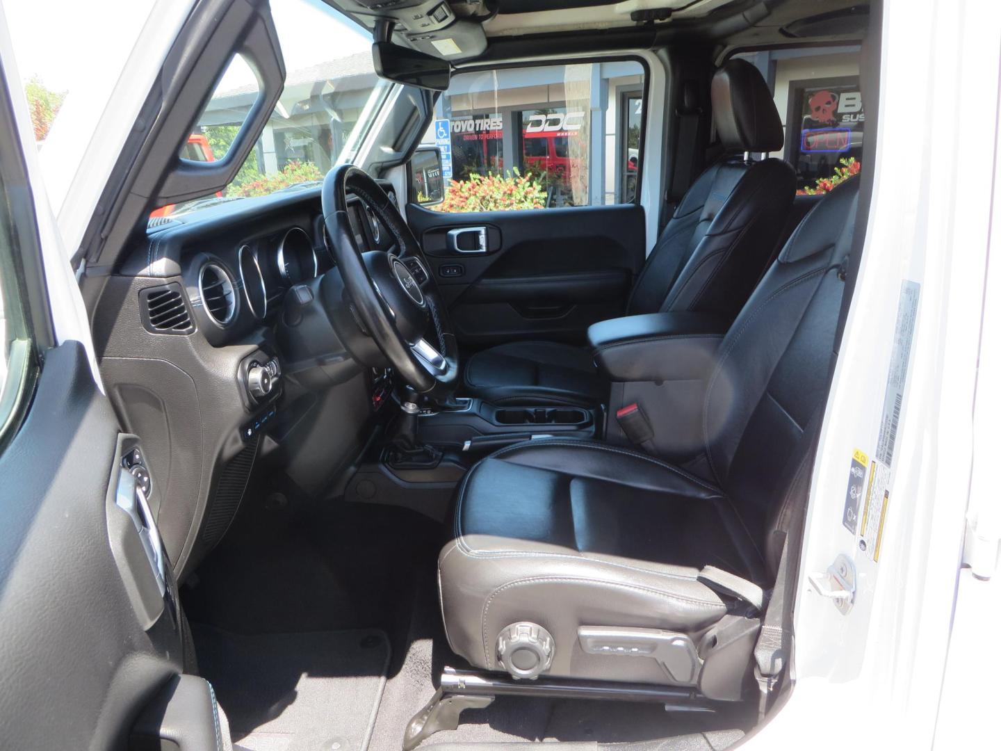 2021 White /Black Jeep Wrangler Unlimited Rubicon 4XE (1C4JJXR64MW) with an 2.0L L4 DOHC 16V HYBRID engine, 8A transmission, located at 2630 Grass Valley Highway, Auburn, CA, 95603, (530) 508-5100, 38.937893, -121.095482 - Mopar lifted JL with 17" Black Rhino Kelso wheels, 37" Toyo RT Trail tires, and a Teraflex HD tire relocation. - Photo#21