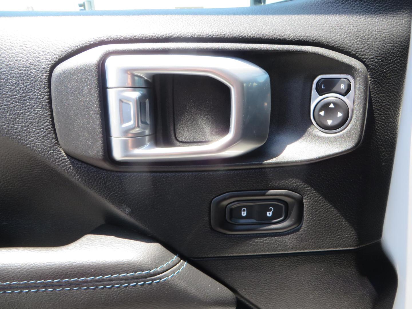 2021 White /Black Jeep Wrangler Unlimited Rubicon 4XE (1C4JJXR64MW) with an 2.0L L4 DOHC 16V HYBRID engine, 8A transmission, located at 2630 Grass Valley Highway, Auburn, CA, 95603, (530) 508-5100, 38.937893, -121.095482 - Mopar lifted JL with 17" Black Rhino Kelso wheels, 37" Toyo RT Trail tires, and a Teraflex HD tire relocation. - Photo#20