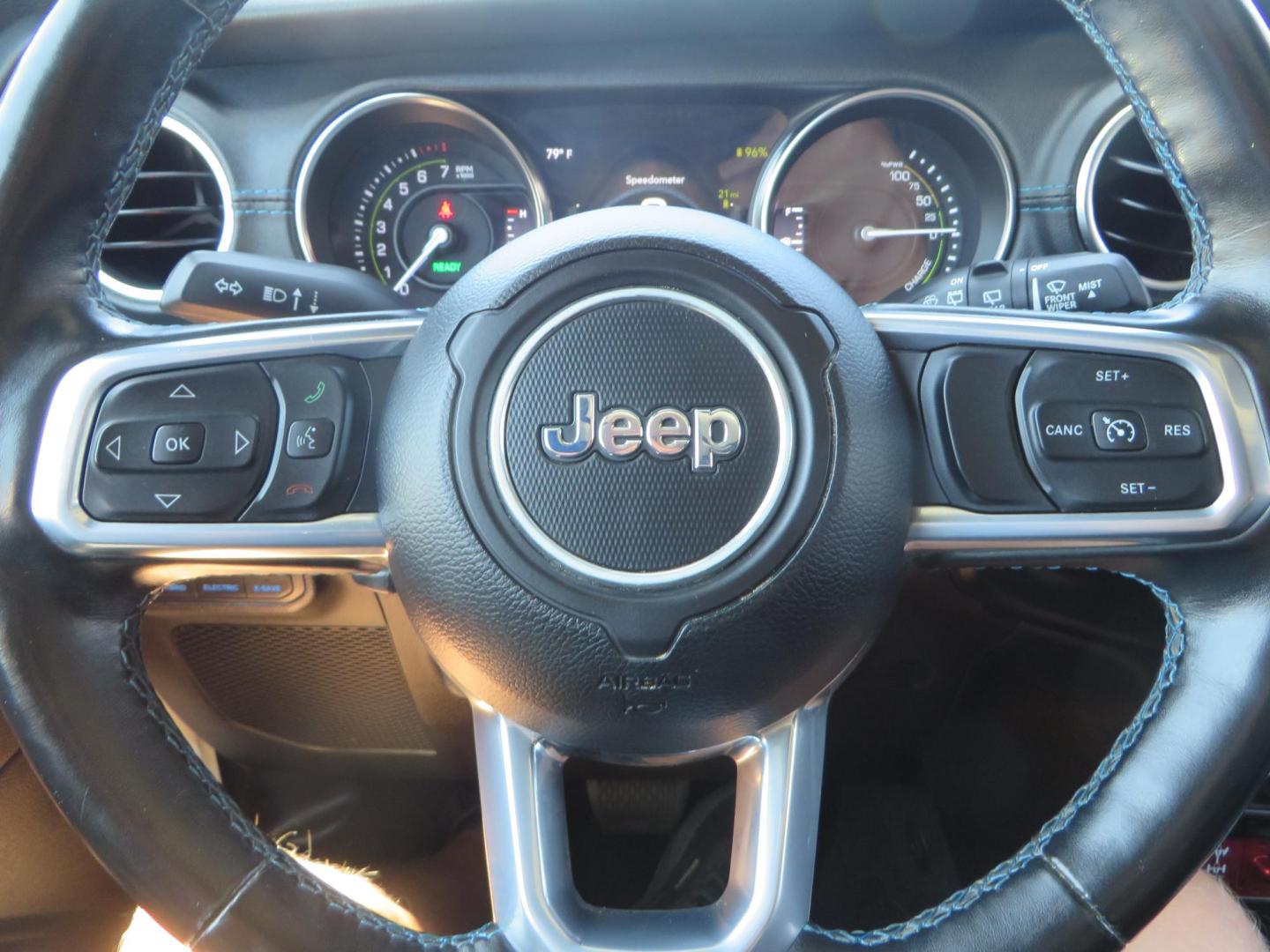 2021 White /Black Jeep Wrangler Unlimited Rubicon 4XE (1C4JJXR64MW) with an 2.0L L4 DOHC 16V HYBRID engine, 8A transmission, located at 2630 Grass Valley Highway, Auburn, CA, 95603, (530) 508-5100, 38.937893, -121.095482 - Mopar lifted JL with 17" Black Rhino Kelso wheels, 37" Toyo RT Trail tires, and a Teraflex HD tire relocation. - Photo#38