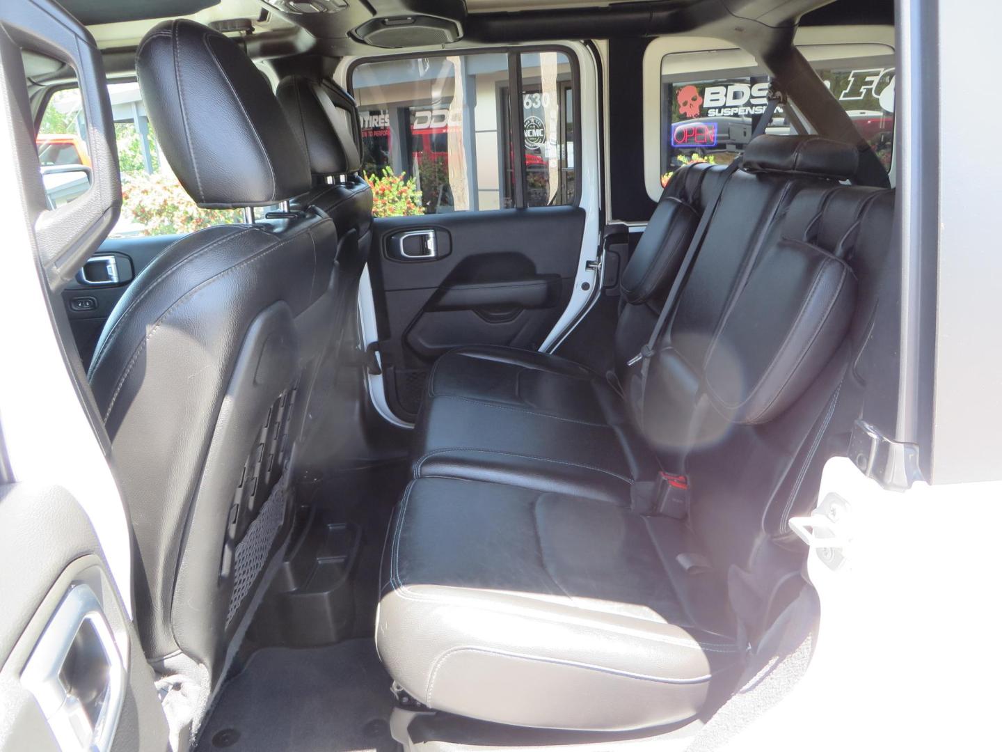 2021 White /Black Jeep Wrangler Unlimited Rubicon 4XE (1C4JJXR64MW) with an 2.0L L4 DOHC 16V HYBRID engine, 8A transmission, located at 2630 Grass Valley Highway, Auburn, CA, 95603, (530) 508-5100, 38.937893, -121.095482 - Mopar lifted JL with 17" Black Rhino Kelso wheels, 37" Toyo RT Trail tires, and a Teraflex HD tire relocation. - Photo#45