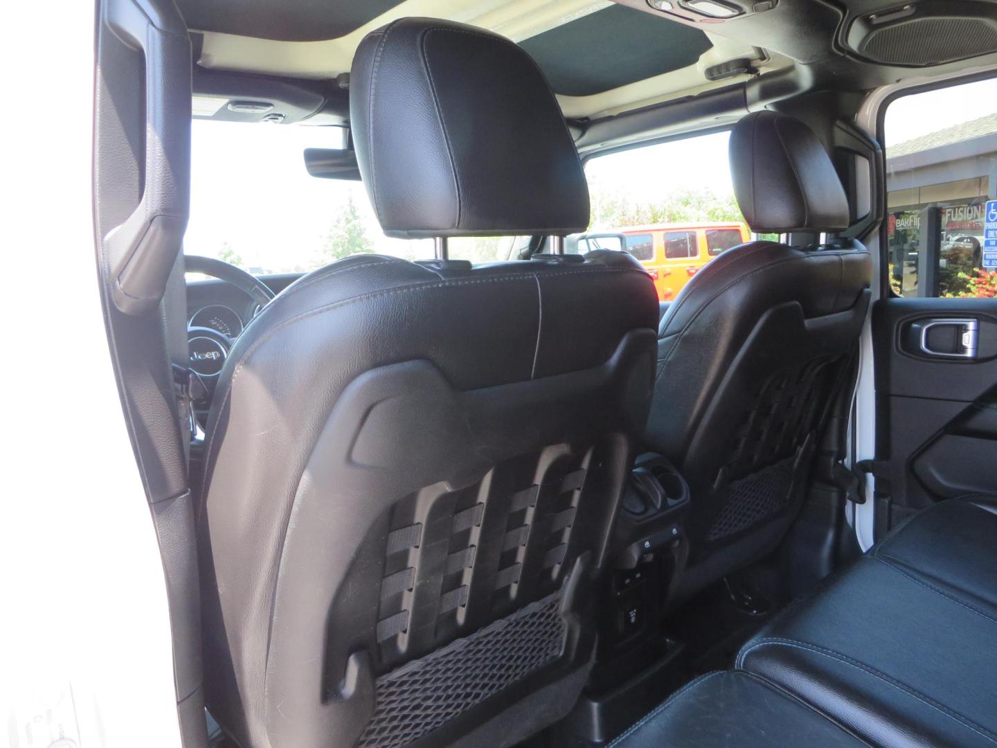 2021 White /Black Jeep Wrangler Unlimited Rubicon 4XE (1C4JJXR64MW) with an 2.0L L4 DOHC 16V HYBRID engine, 8A transmission, located at 2630 Grass Valley Highway, Auburn, CA, 95603, (530) 508-5100, 38.937893, -121.095482 - Mopar lifted JL with 17" Black Rhino Kelso wheels, 37" Toyo RT Trail tires, and a Teraflex HD tire relocation. - Photo#47