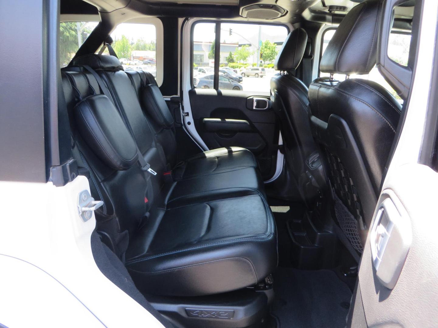 2021 White /Black Jeep Wrangler Unlimited Rubicon 4XE (1C4JJXR64MW) with an 2.0L L4 DOHC 16V HYBRID engine, 8A transmission, located at 2630 Grass Valley Highway, Auburn, CA, 95603, (530) 508-5100, 38.937893, -121.095482 - Mopar lifted JL with 17" Black Rhino Kelso wheels, 37" Toyo RT Trail tires, and a Teraflex HD tire relocation. - Photo#59