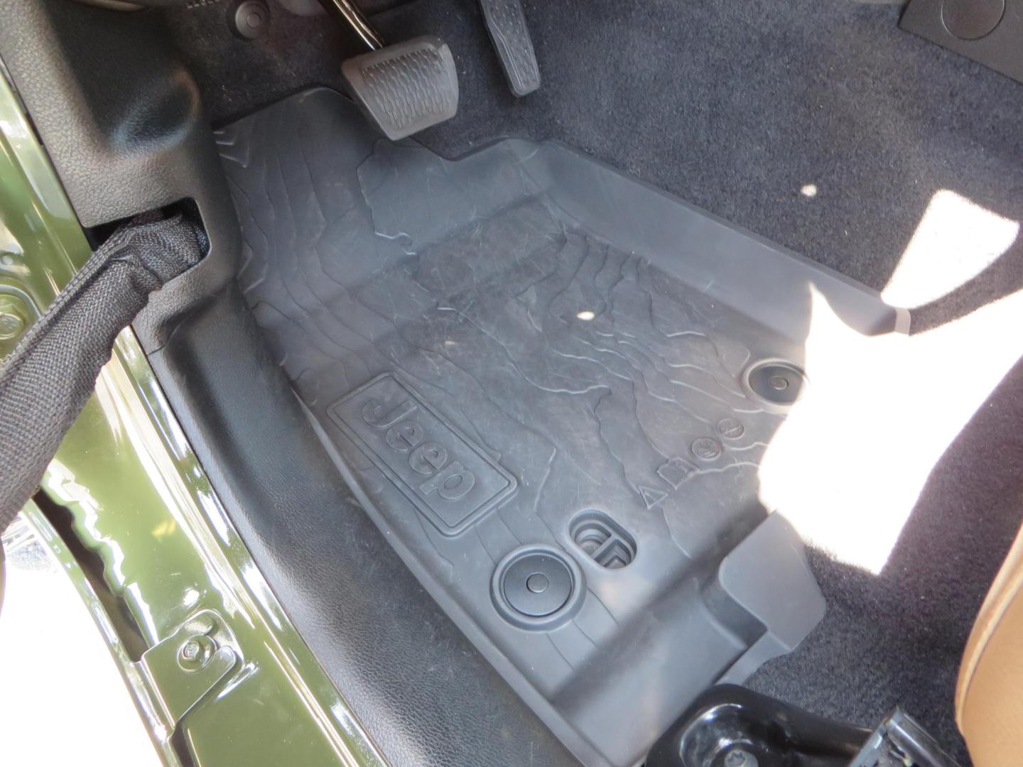 2021 Green Jeep Wrangler Unlimited Rubicon (1C4JJXFM1MW) with an 3.0L V6 DOHC 24V TURBO DIESEL engine, 6A transmission, located at 2630 Grass Valley Highway, Auburn, CA, 95603, (530) 508-5100, 38.937893, -121.095482 - Mopar lifted Diesel Rubicon with Fox shocks, HD tire carrier, Amp Power steps, Roof Rack, and color matched simulated beadlock rings. - Photo#26
