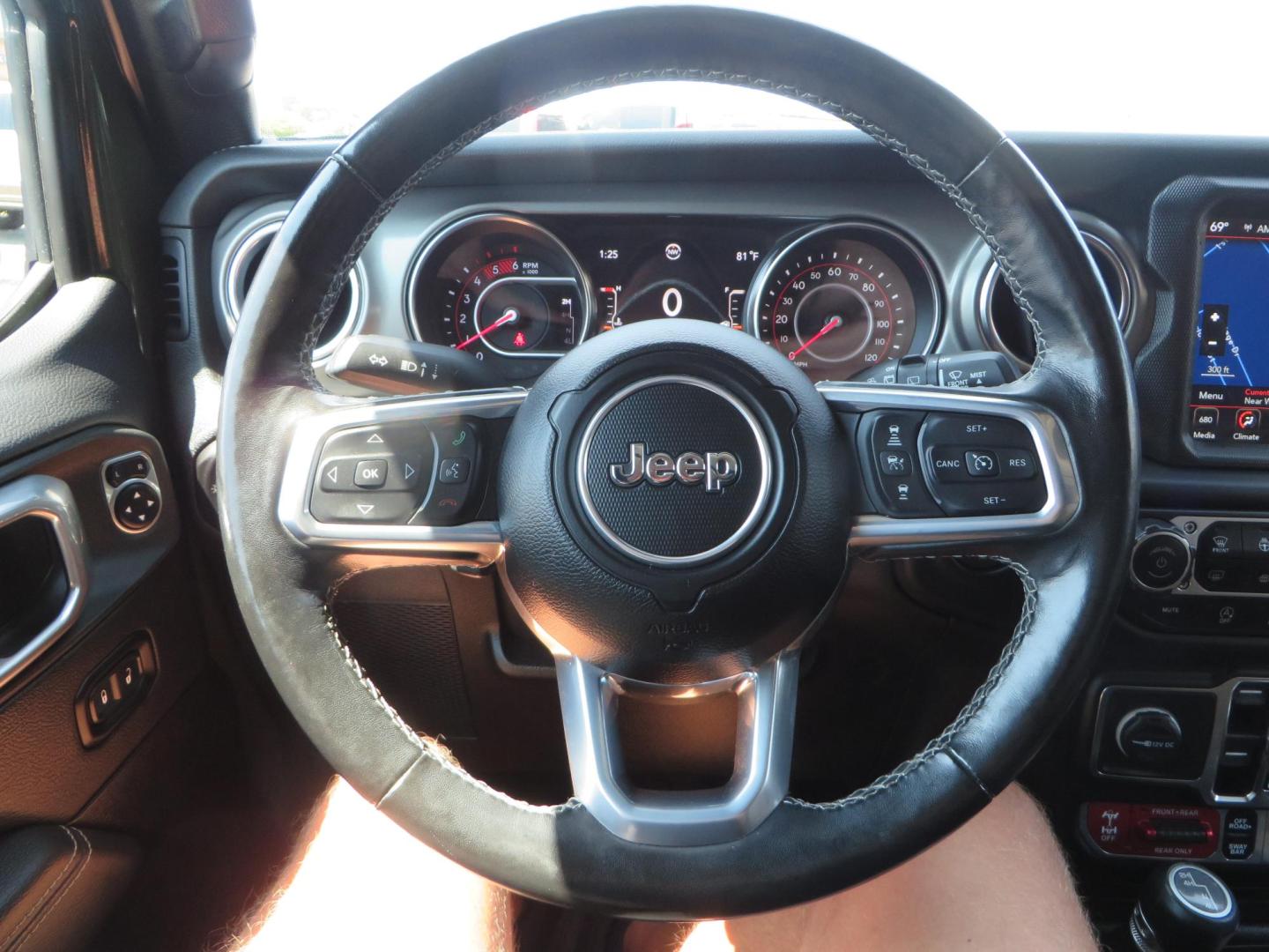 2021 Green Jeep Wrangler Unlimited Rubicon (1C4JJXFM1MW) with an 3.0L V6 DOHC 24V TURBO DIESEL engine, 6A transmission, located at 2630 Grass Valley Highway, Auburn, CA, 95603, (530) 508-5100, 38.937893, -121.095482 - Mopar lifted Diesel Rubicon with Fox shocks, HD tire carrier, Amp Power steps, Roof Rack, and color matched simulated beadlock rings. - Photo#39