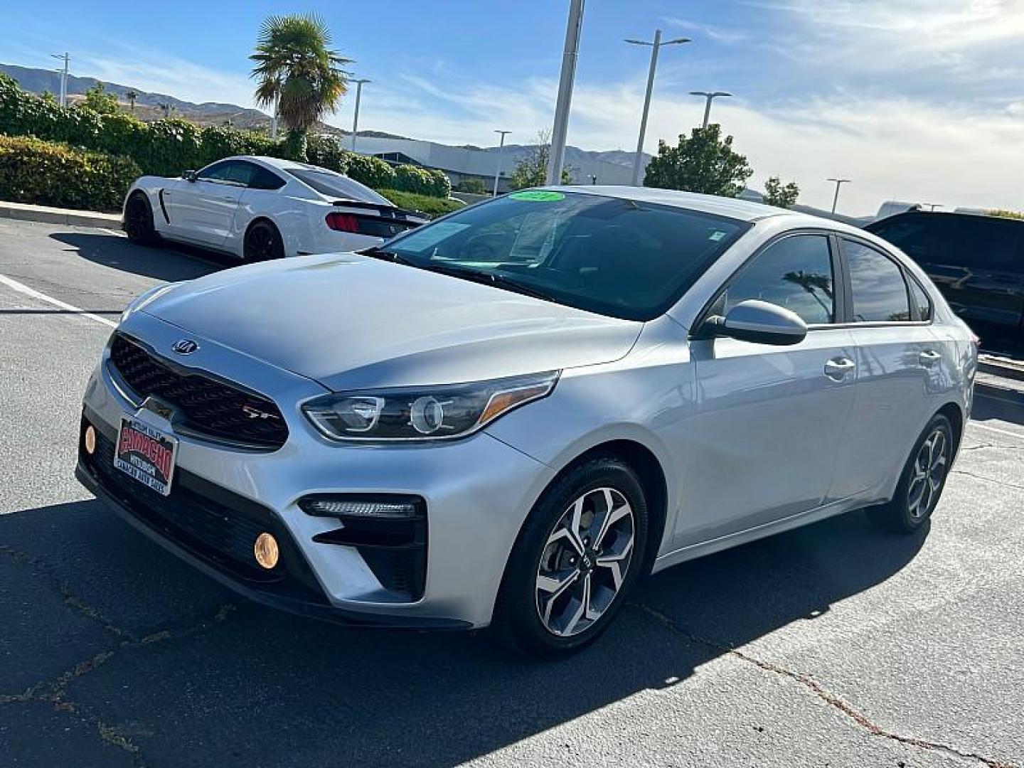 2021 GRAY Kia Forte (3KPF24AD5ME) with an 4-Cyl 2.0 Liter engine, Automatic IVT transmission, located at 412 Auto Vista Drive, Palmdale, 93551, (661) 945-0620, 34.592636, -118.136681- Photo#3