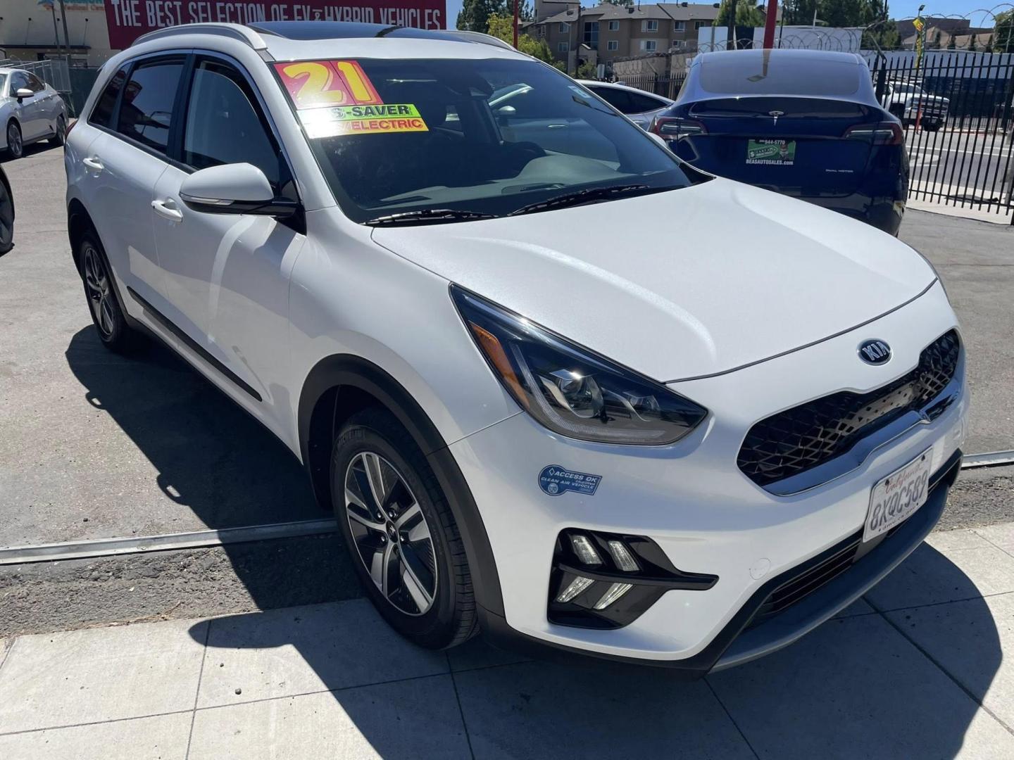 2021 Kia Niro Plug In Hybrid EX Premium (KNDCC3LDXM5) , 6A transmission, located at 744 E Miner Ave, Stockton, CA, 95202, (209) 944-5770, 37.956863, -121.282082 - PLUS TAXES AND FEES NO CHARGER AVAILABLE - Photo#0