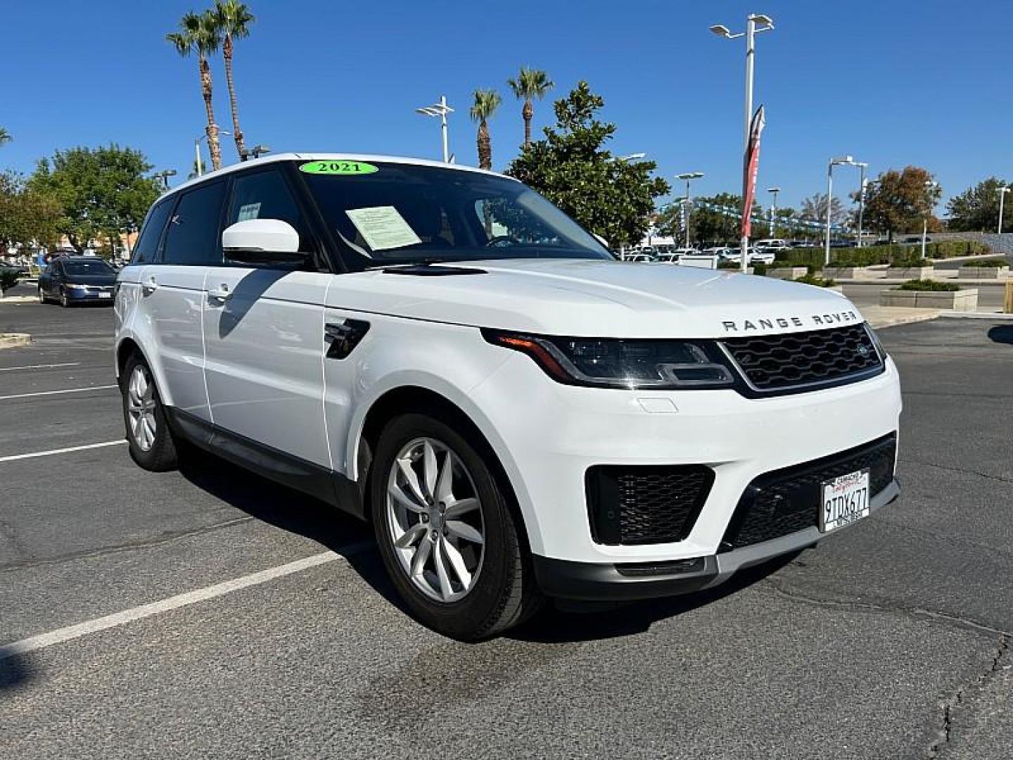 2021 WHITE Land Rover Range Rover Sport (SALWG2SU0MA) with an 6-Cyl Turbo 3.0 Liter engine, Automatic 8-Spd w/CommandShift 2 transmission, located at 412 Auto Vista Drive, Palmdale, 93551, (661) 945-0620, 34.592636, -118.136681 - Photo#1